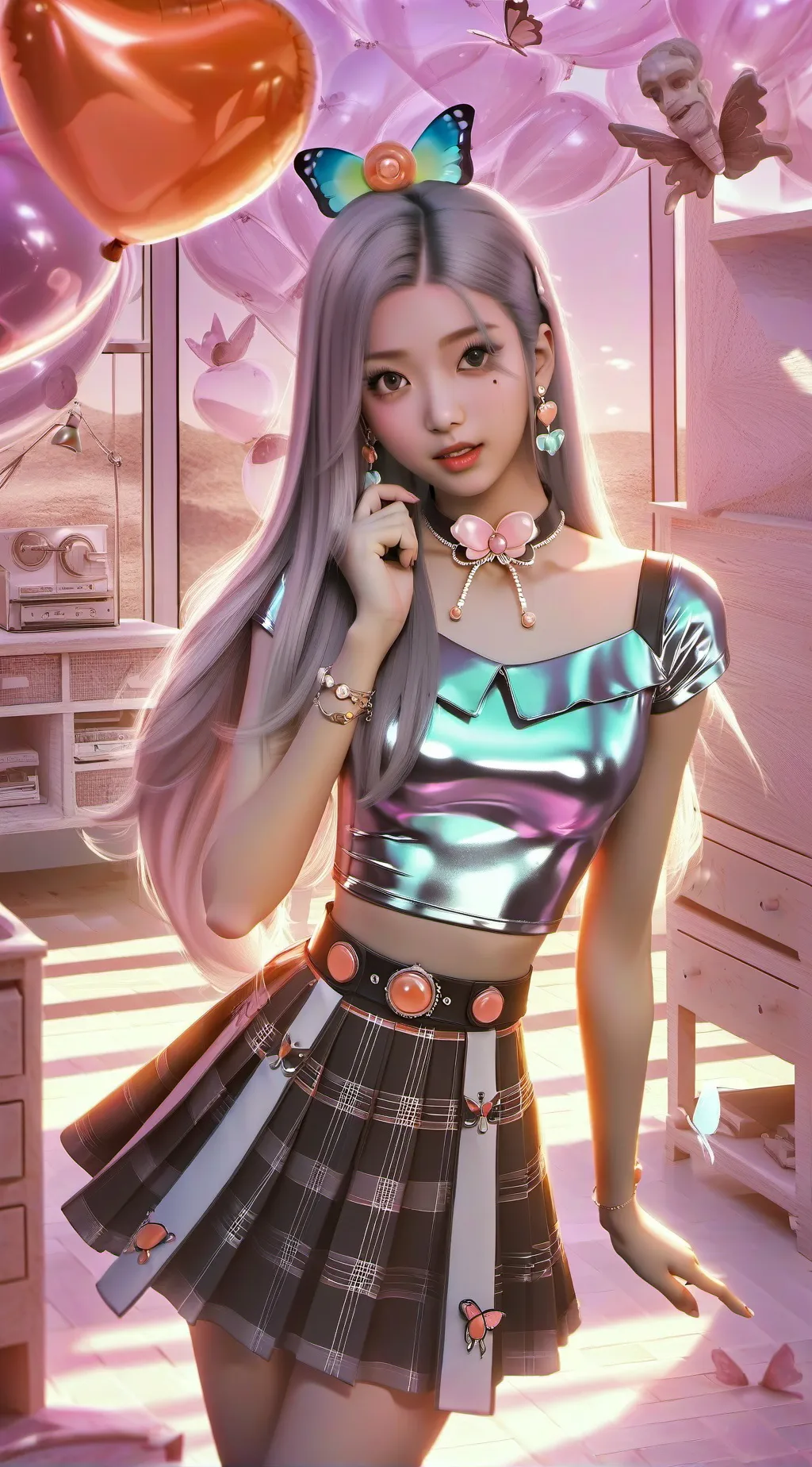 ai character: Ayame Hanabira background