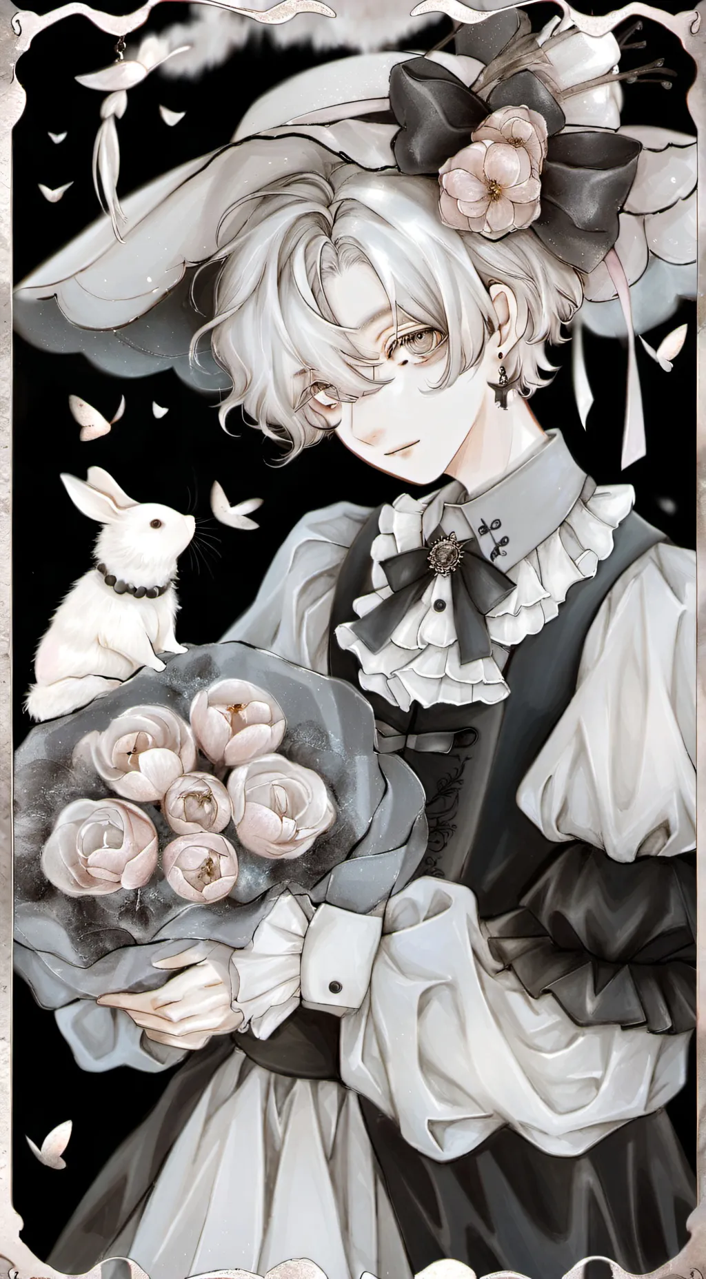 ai character: Nabi x Santi background