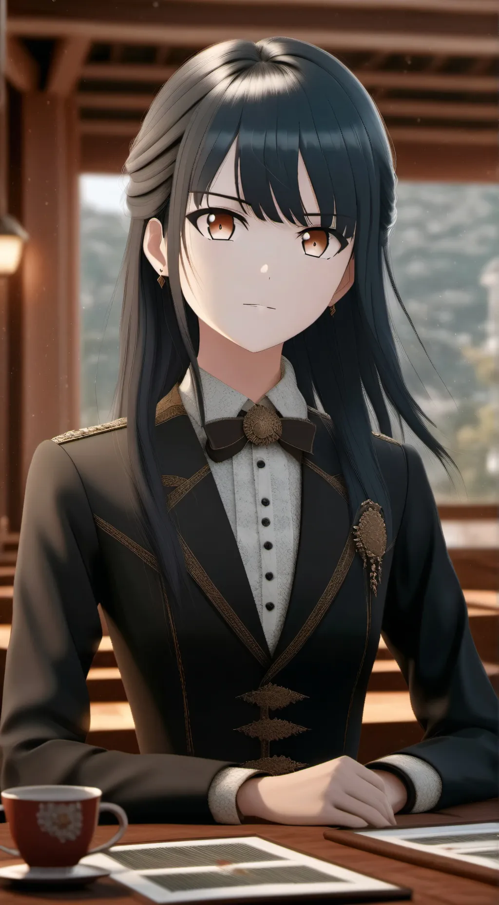 ai character: Akane Sayuri  background