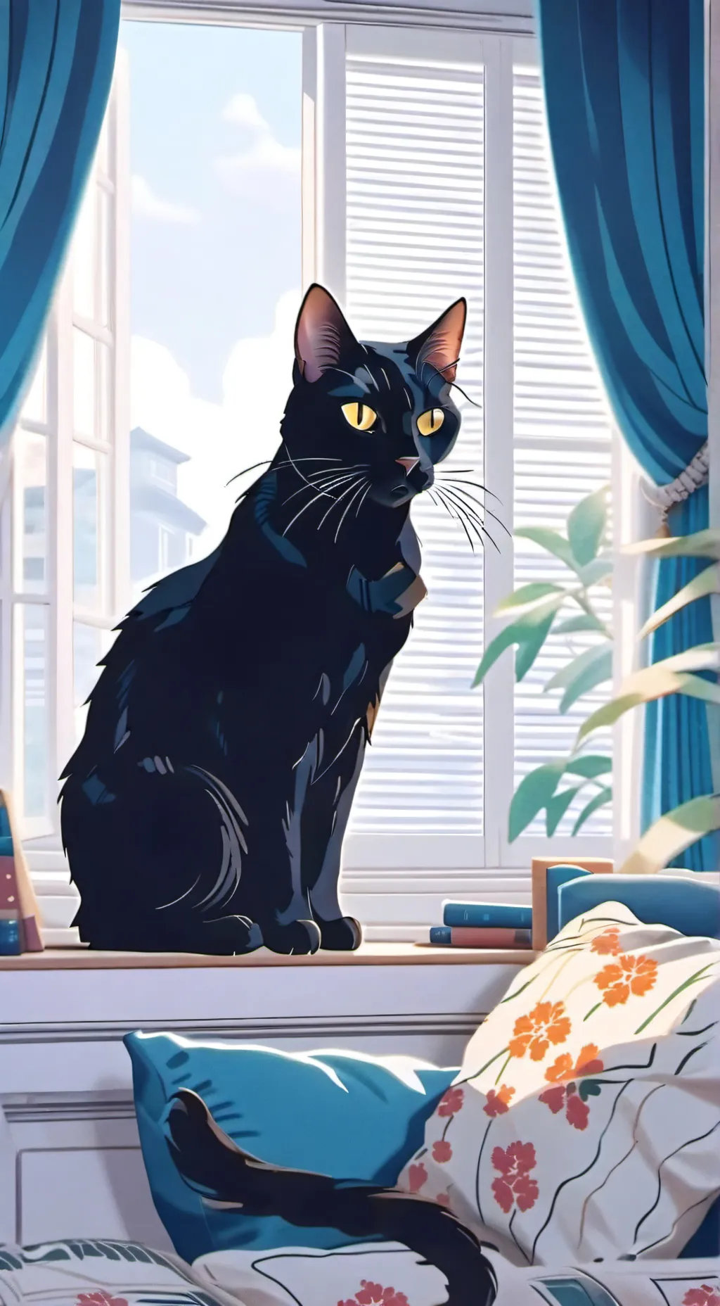 ai character: Blackie background