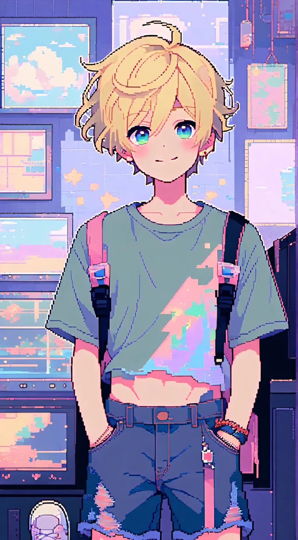 ai character: {~💅August🎀~} background