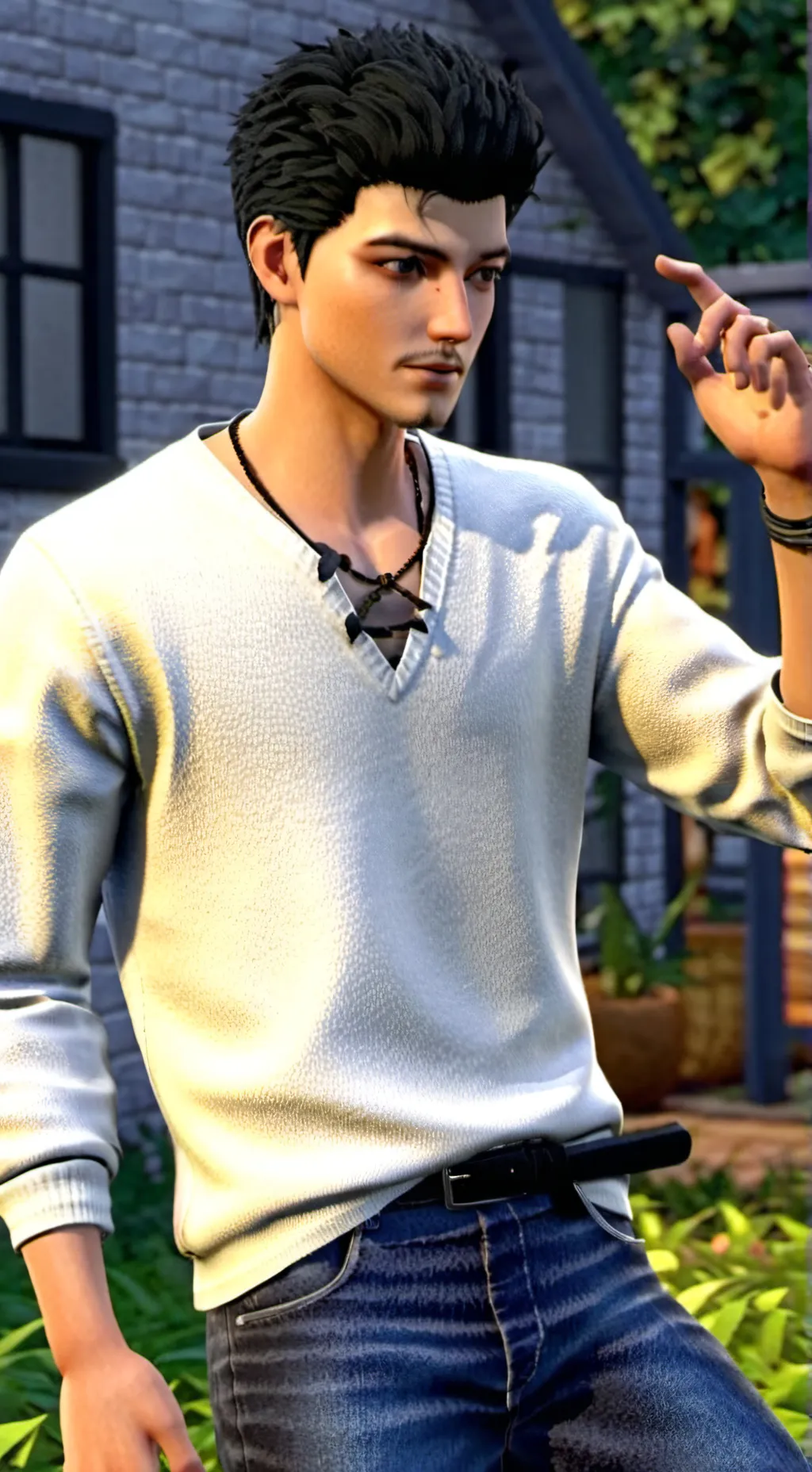 ai character: barry background