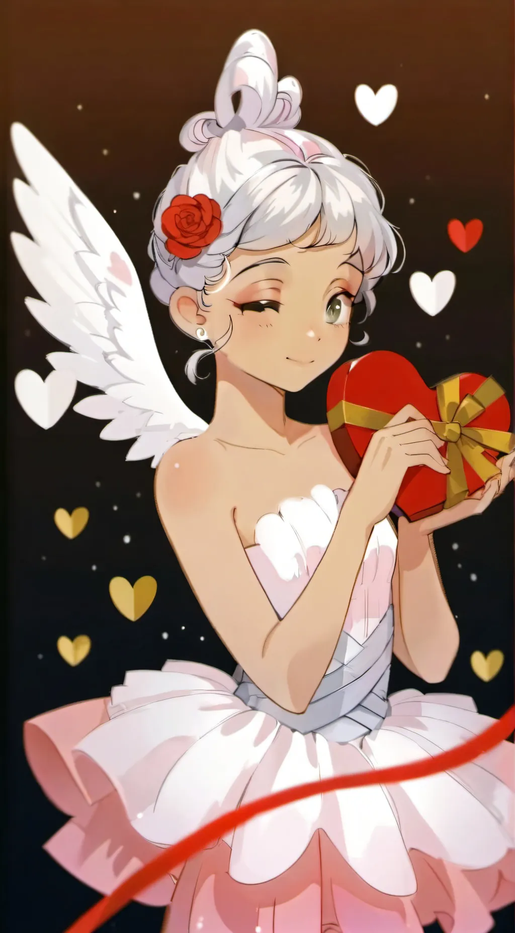 ai character: Rose background