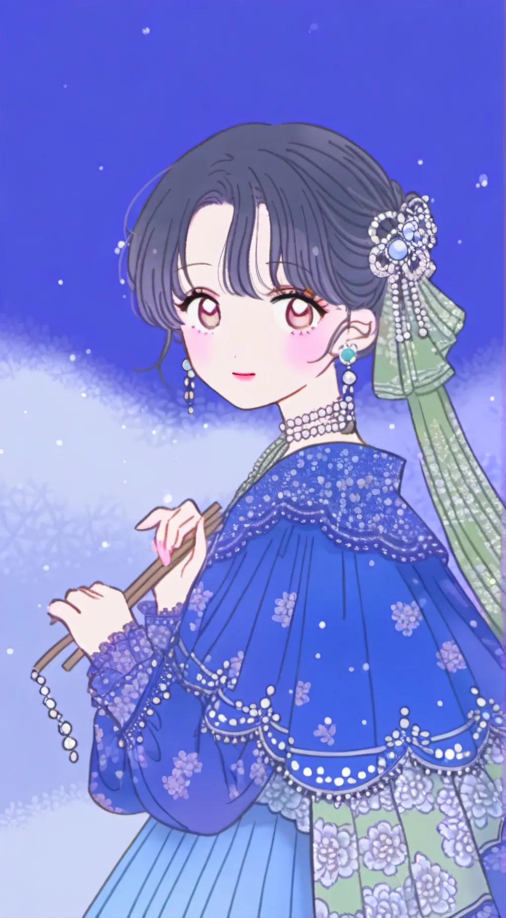 ai character: squid game  background