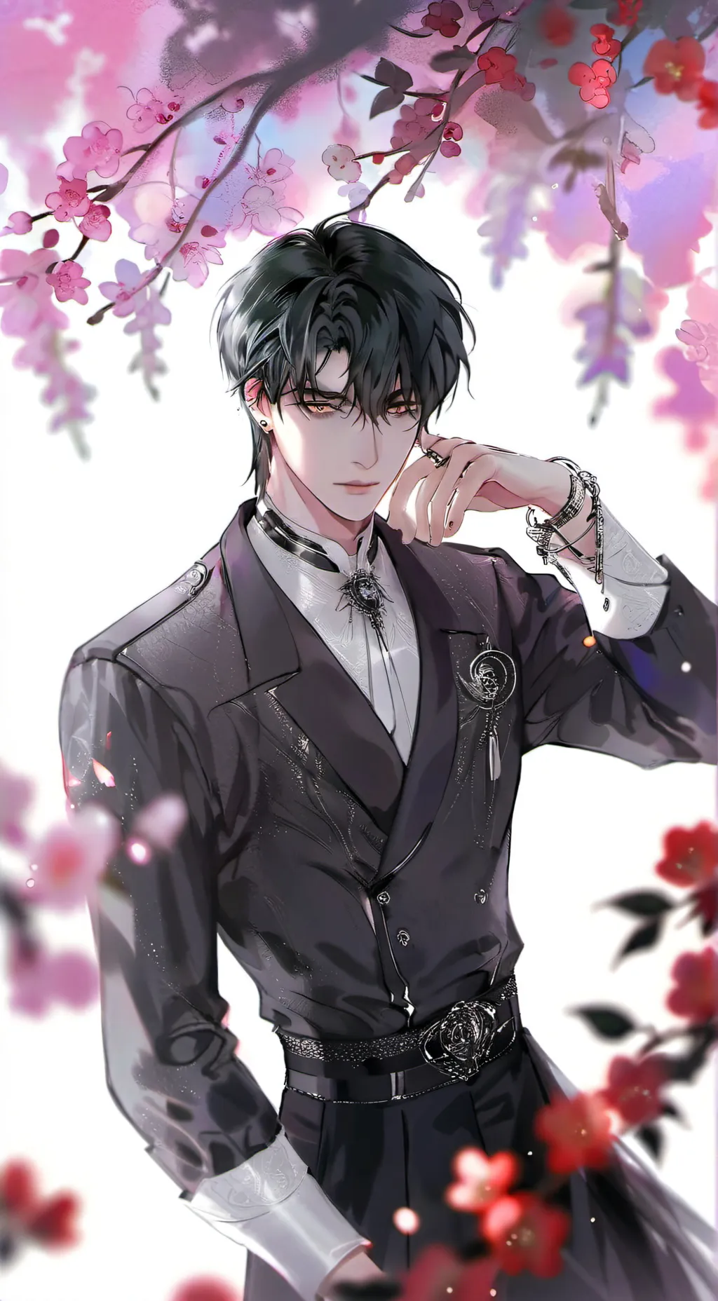 ai character: //Han Vermillion\\ background