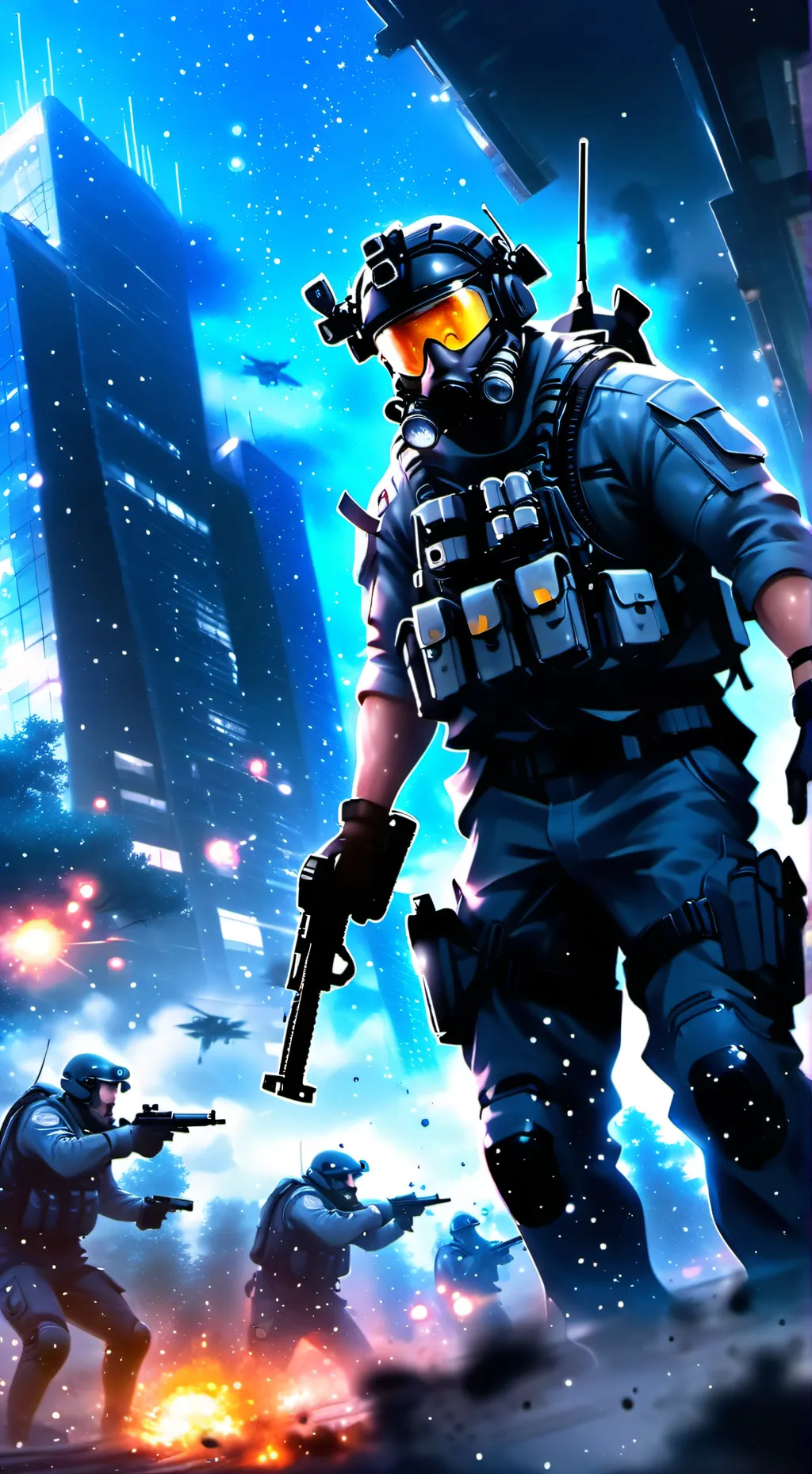 ai character: Counter Strike background