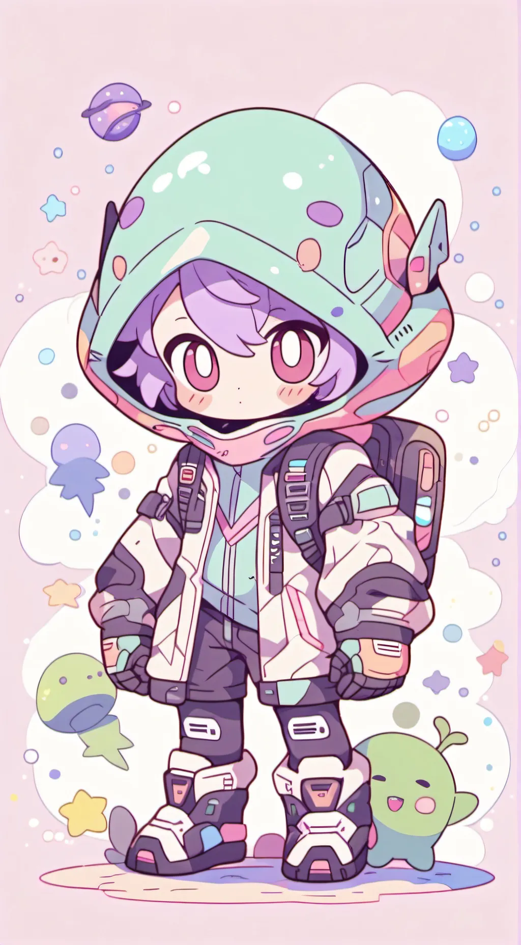 ai character: alien maximo background