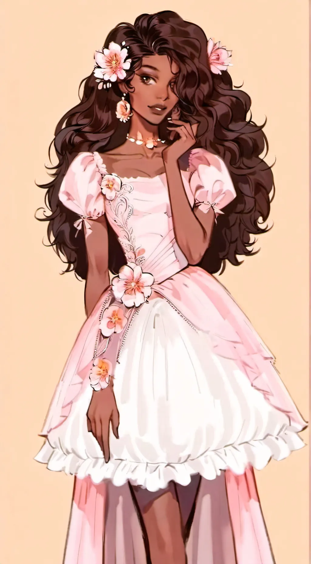 ai character: Annie  background