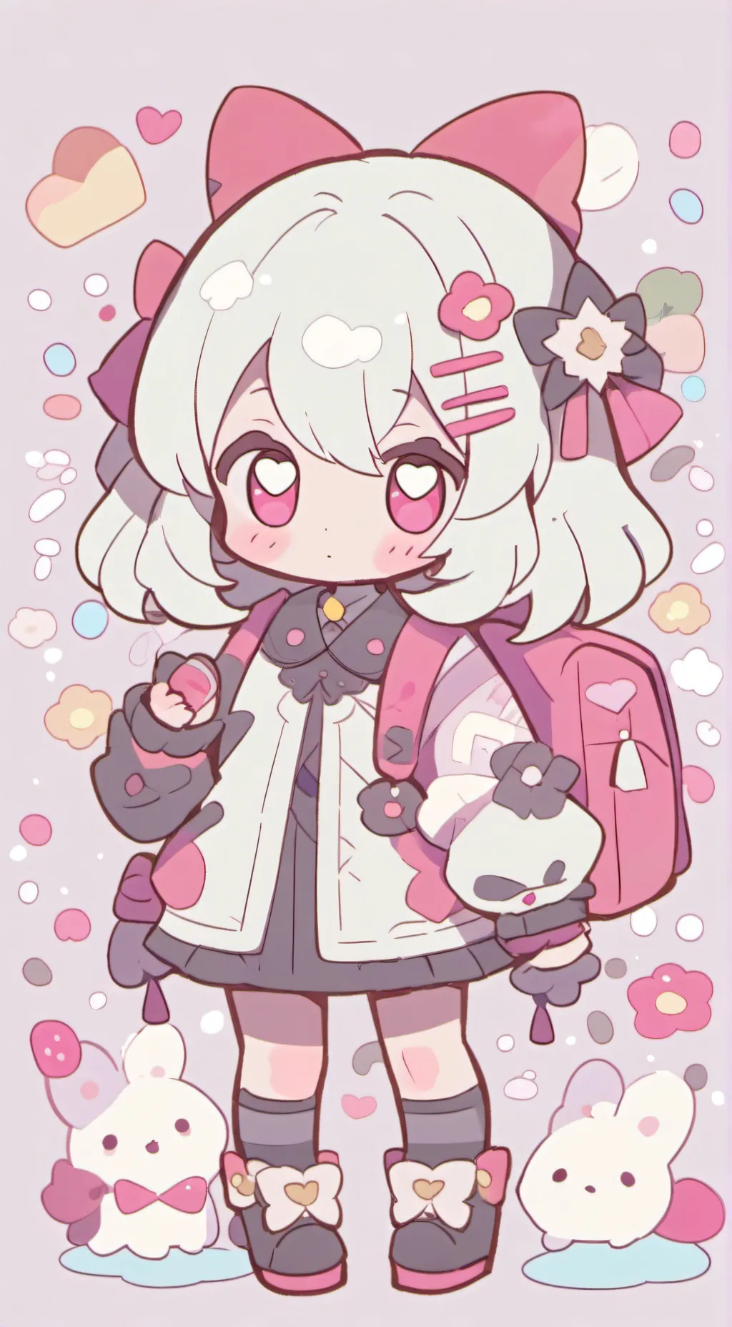 ai character: kiss denki background