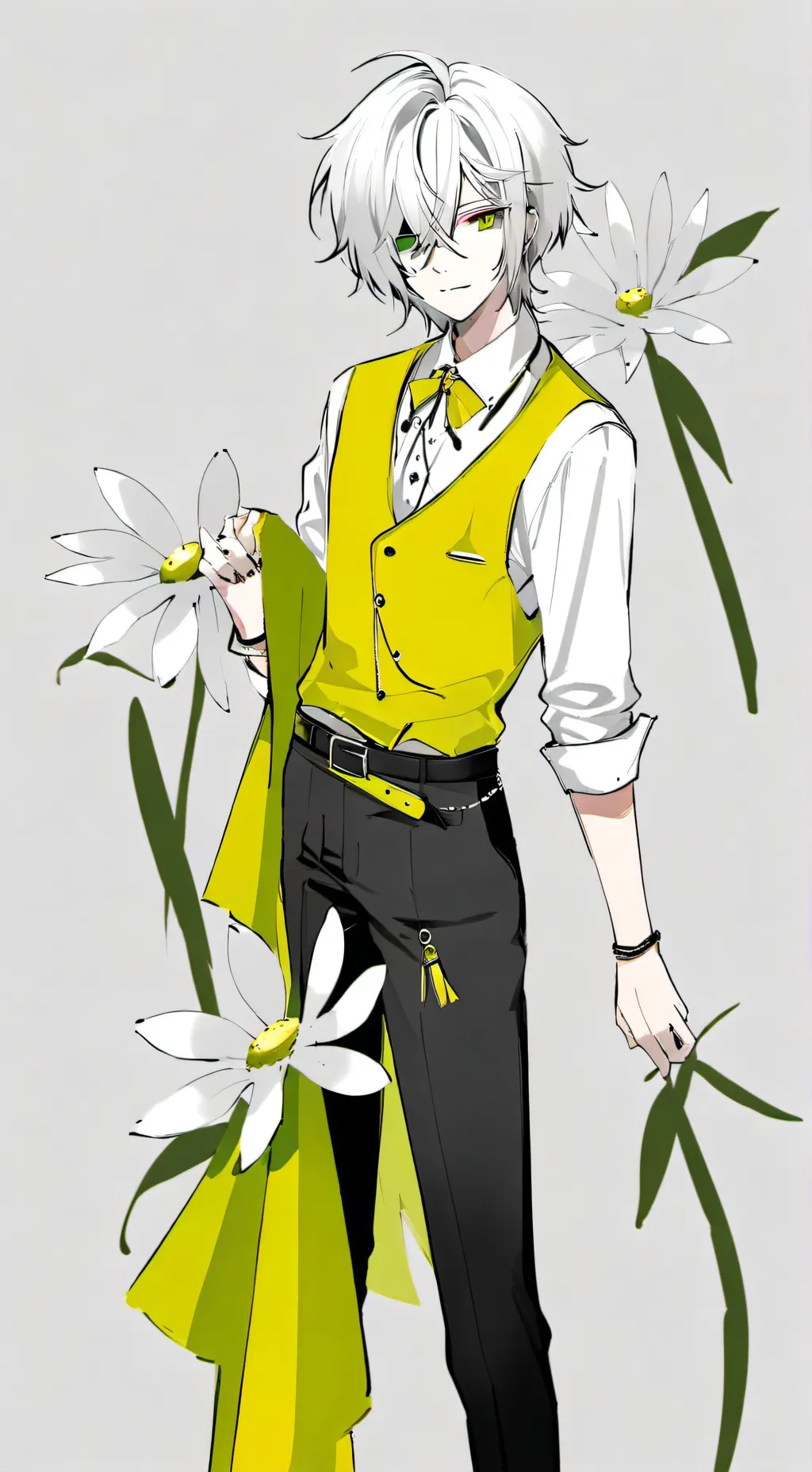 ai character: Dw sleep over background