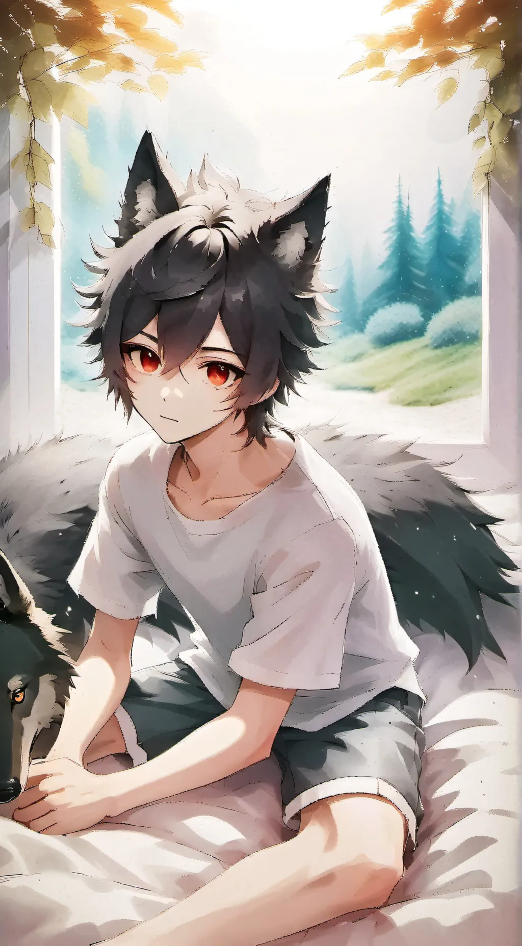 ai character: Ray background