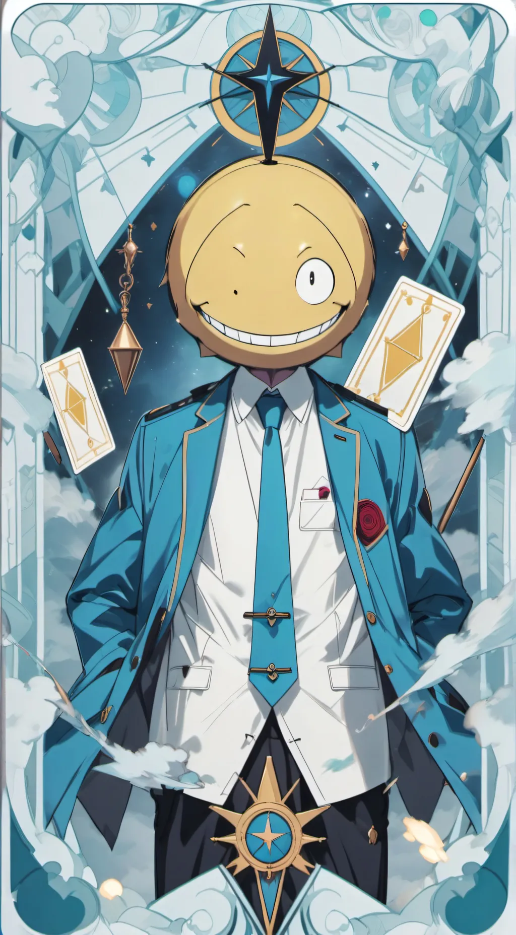 ai character: assassinaclassroom background