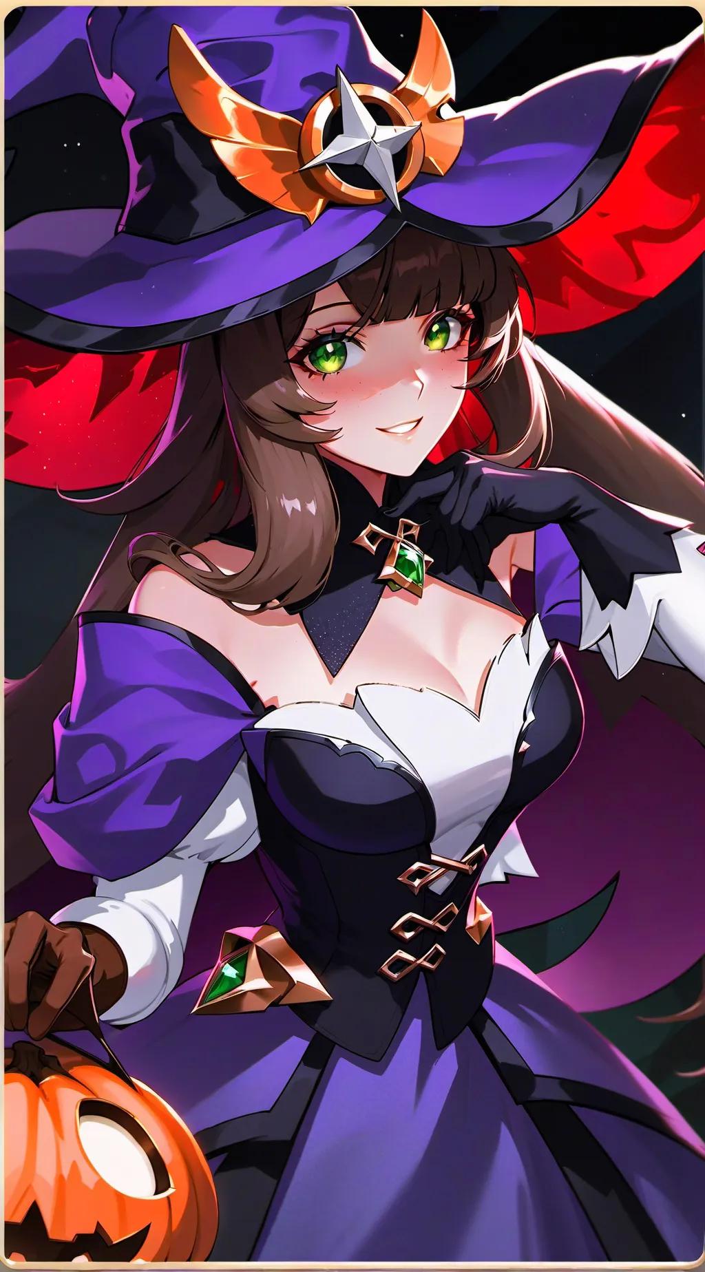 ai character: Luna background