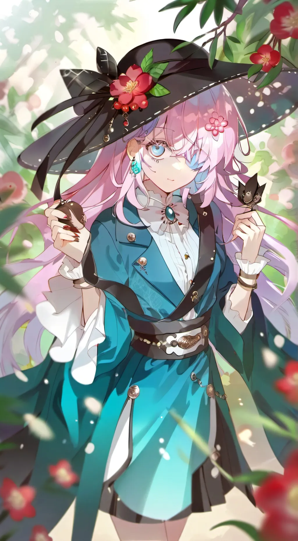 ai character: yandere mitsuri  background