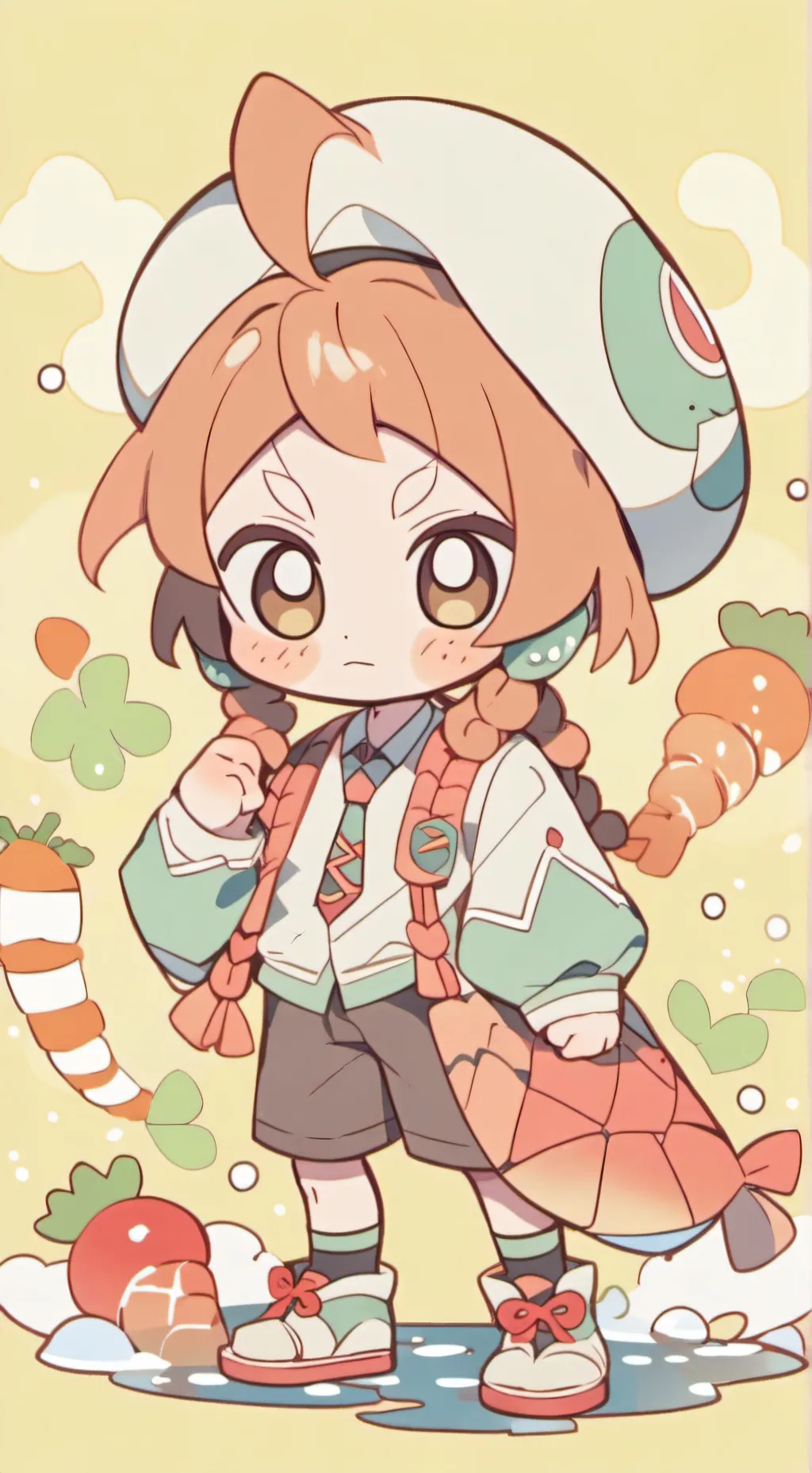 ai character: ✨shrimpo✨ background