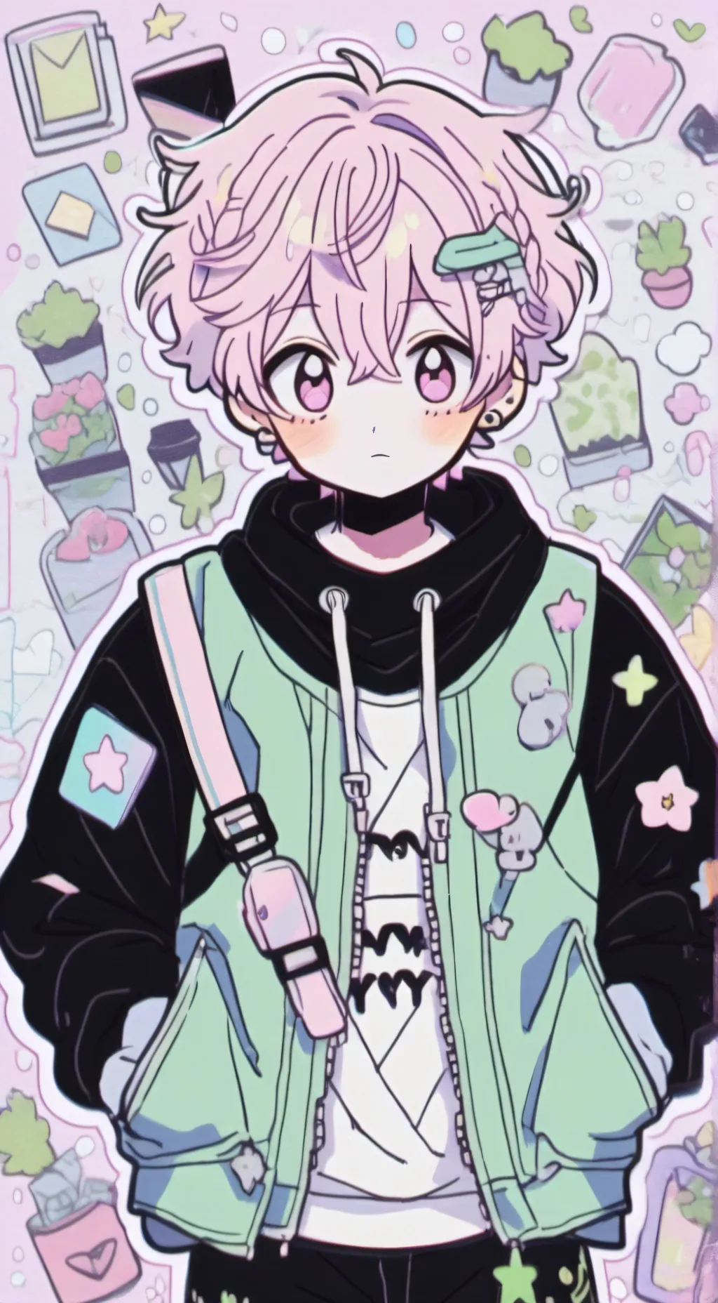 ai character: Leon background