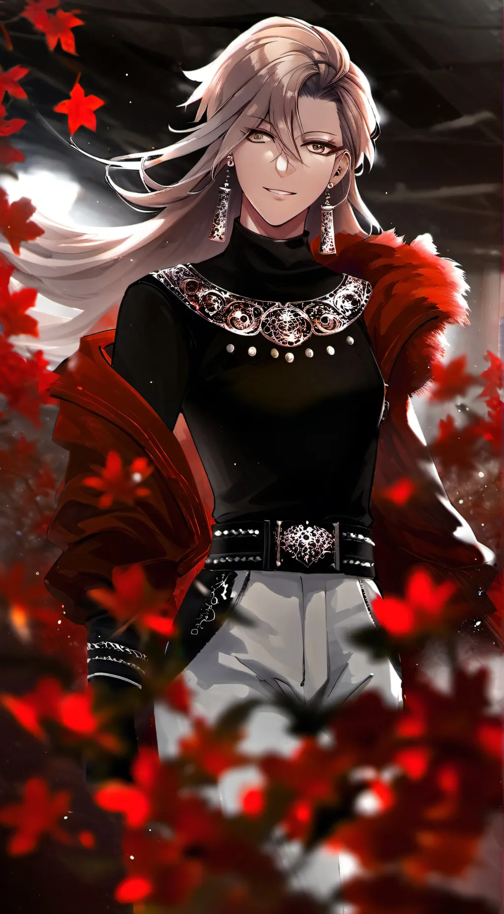 ai character: Finn ❄️✨🖤 background