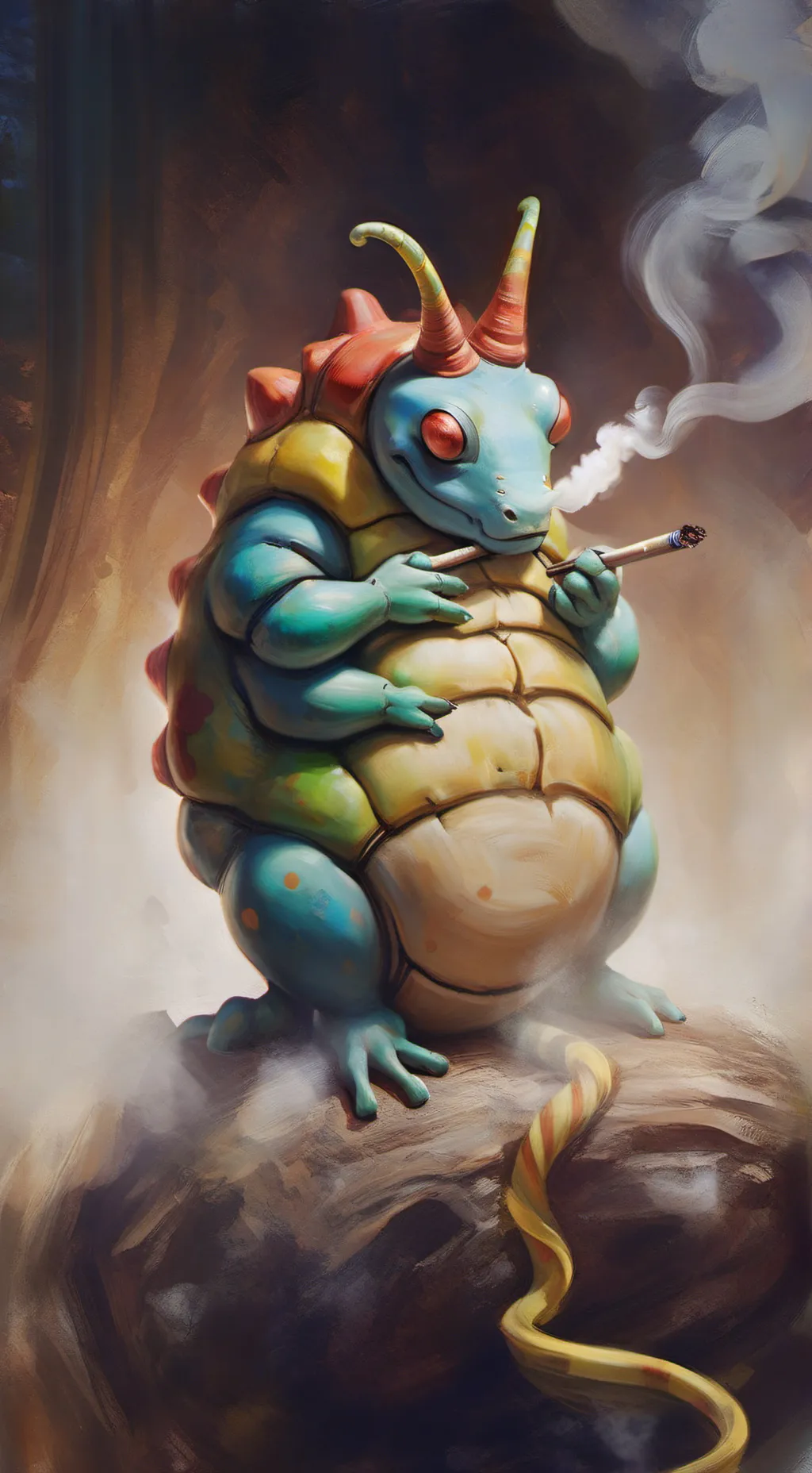 ai character: ~The Caterpillar~ background