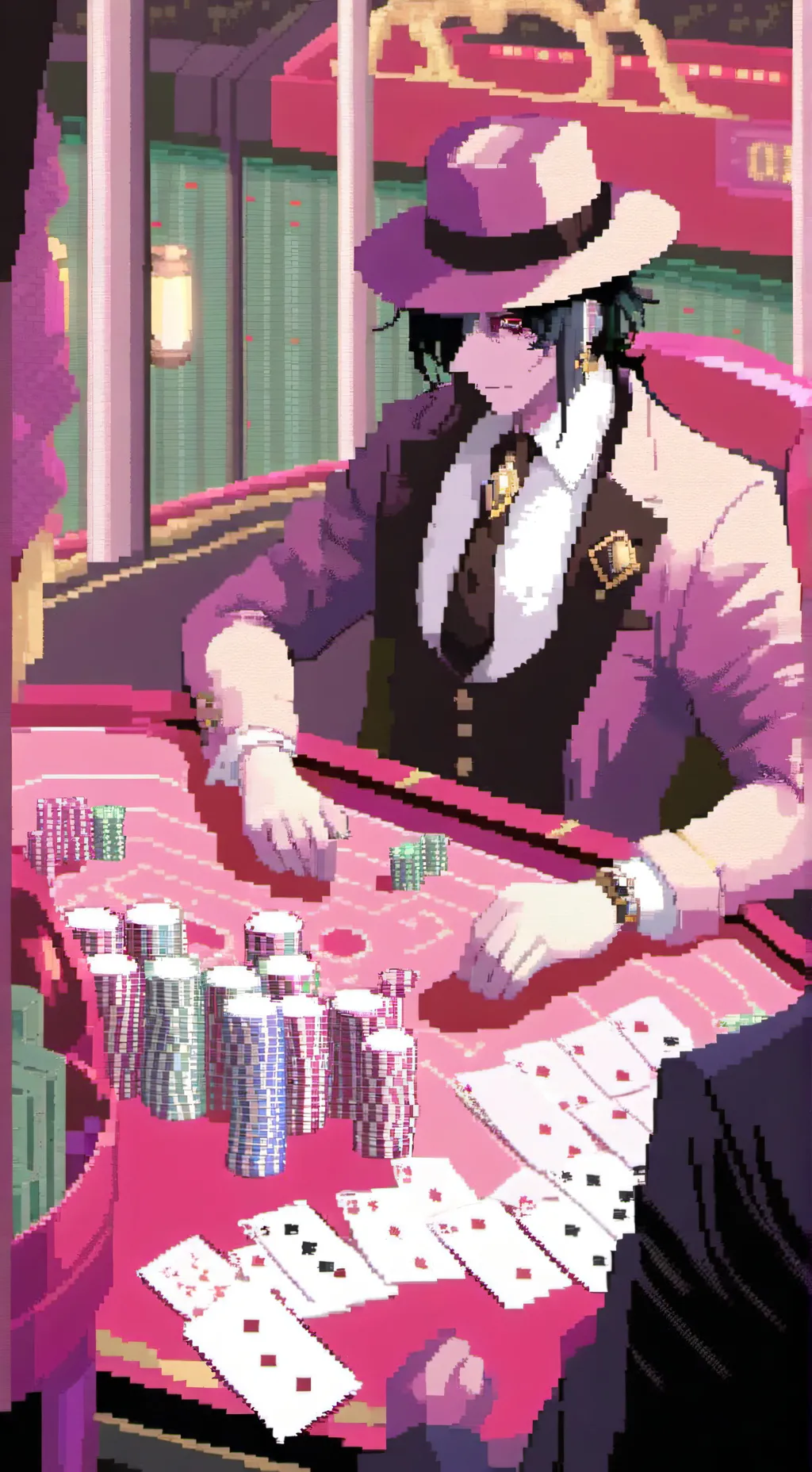 ai character: Gambling RP background