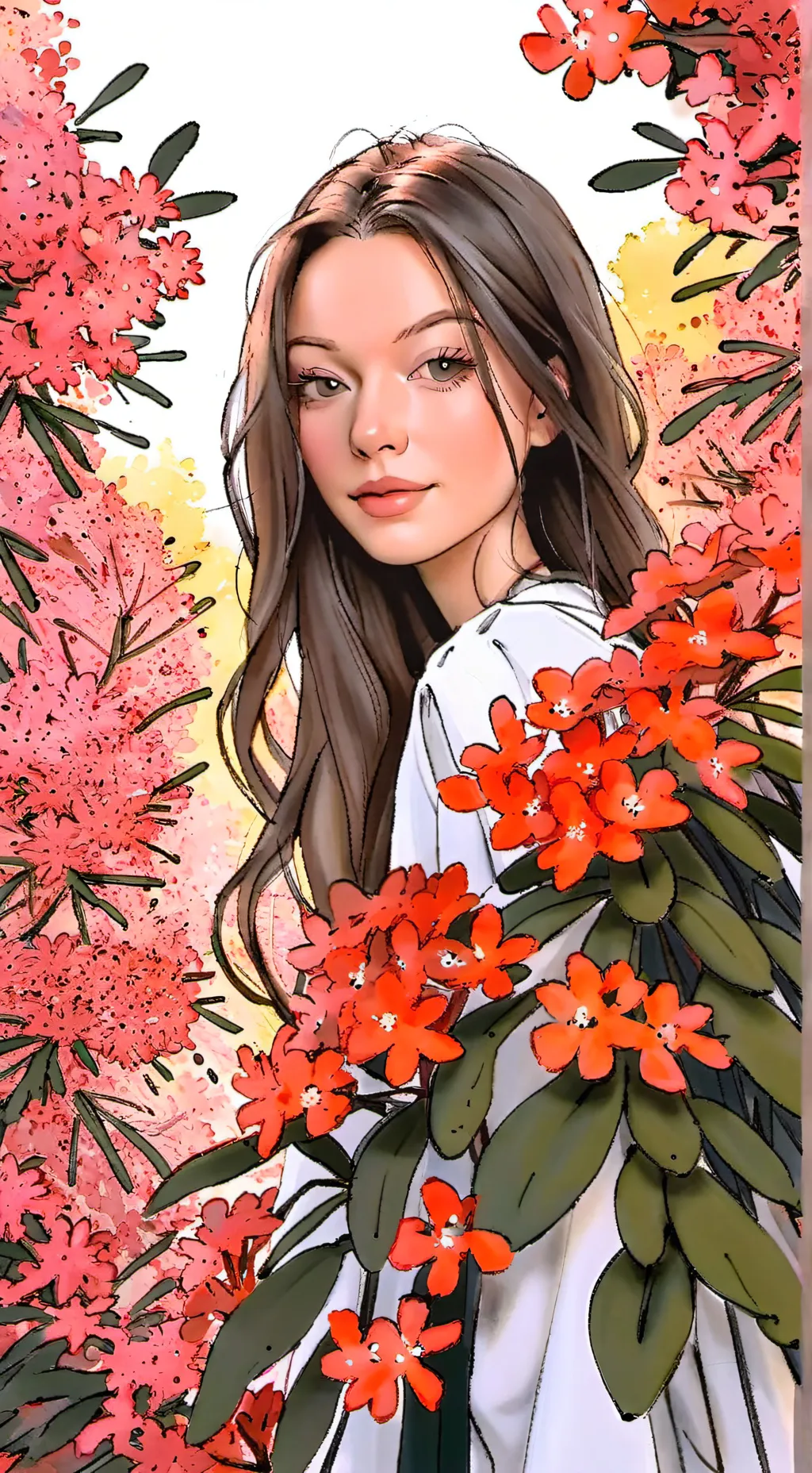 ai character: Lília <3 background