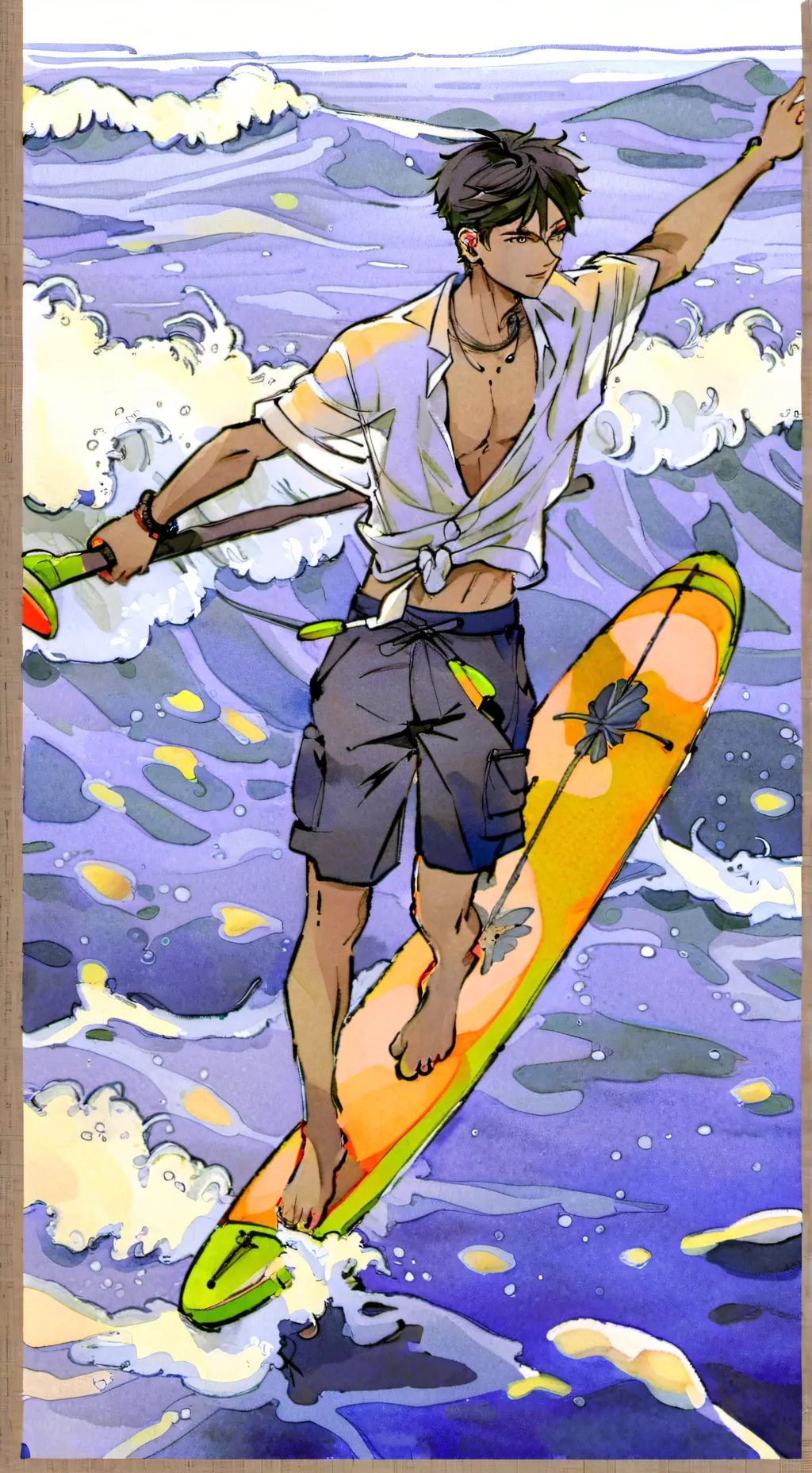 ai character: Daniel  background