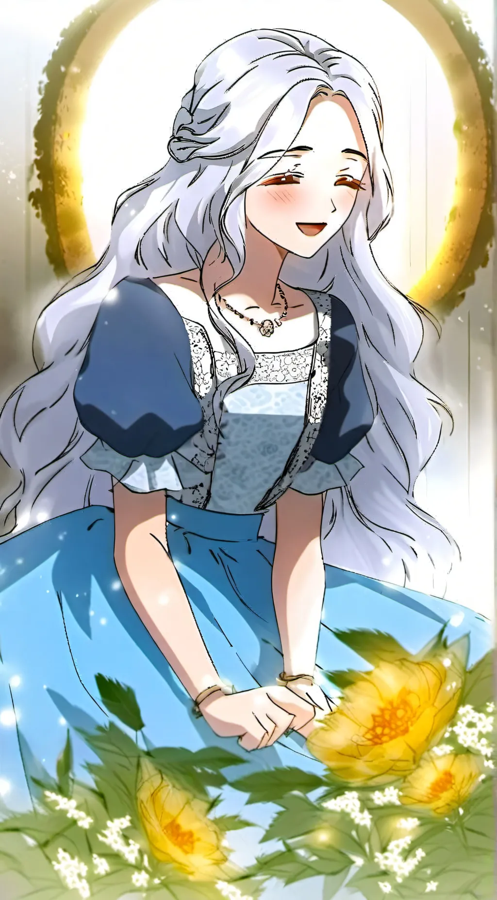 ai character: Luna  background