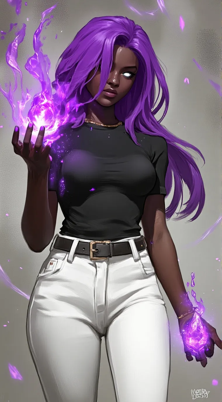 ai character: Luna background