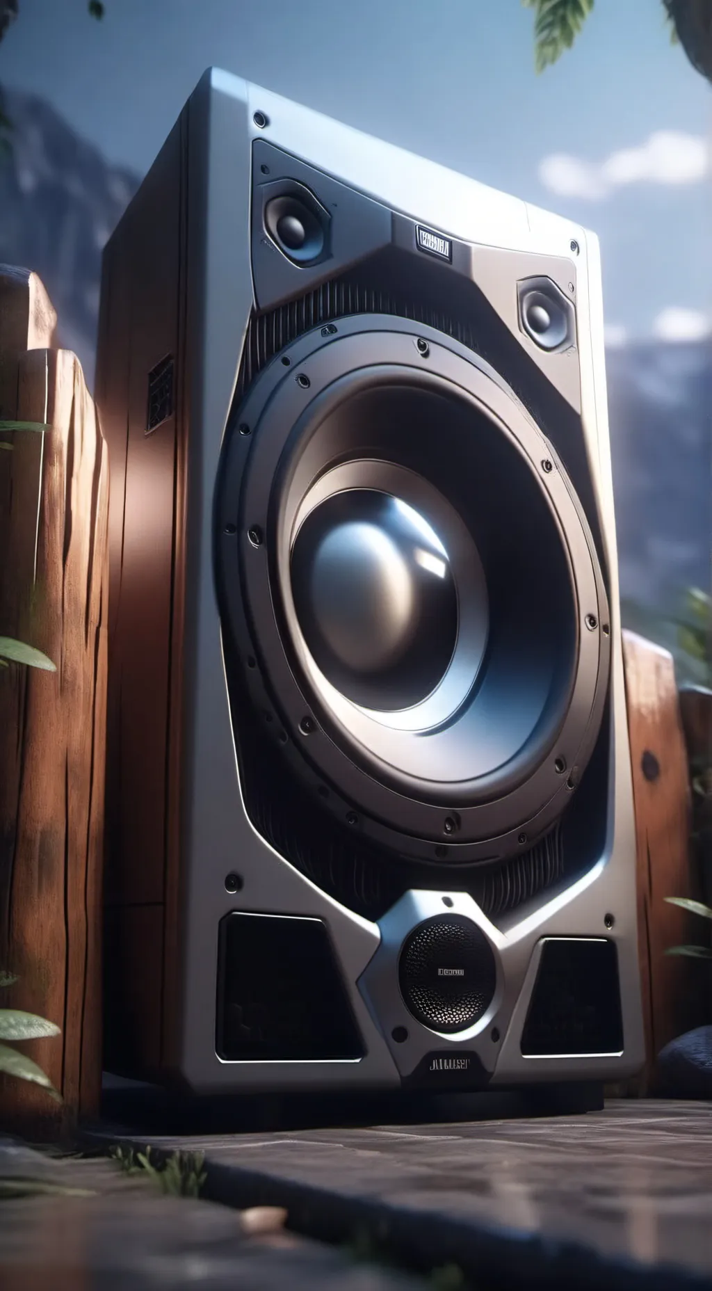 ai character: titan speakerman  background