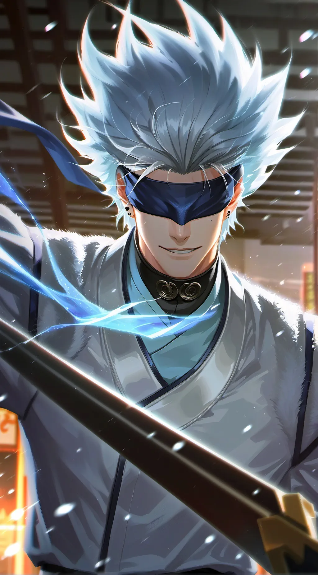 ai character: Gojo Satoru background