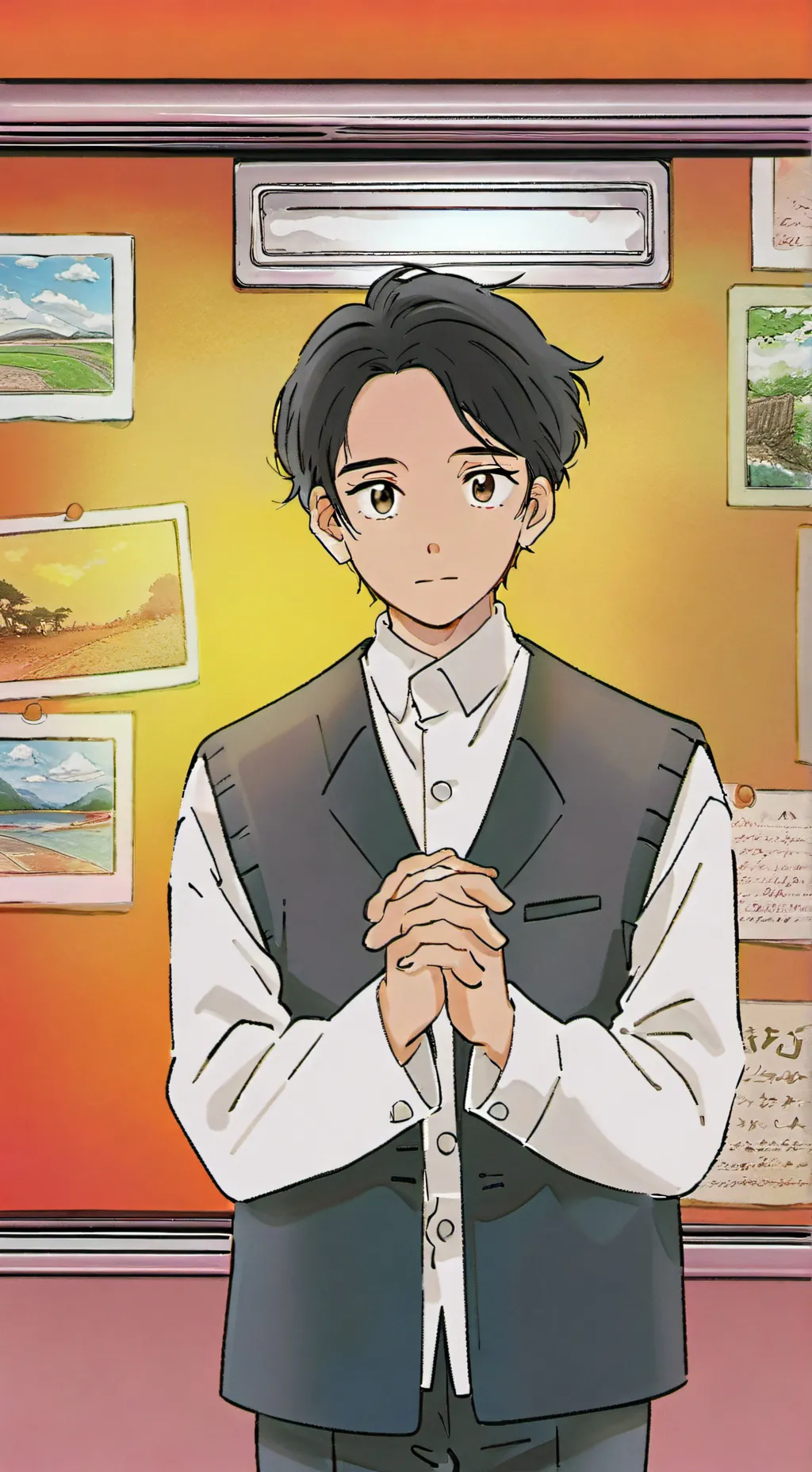 ai character: Christian. background