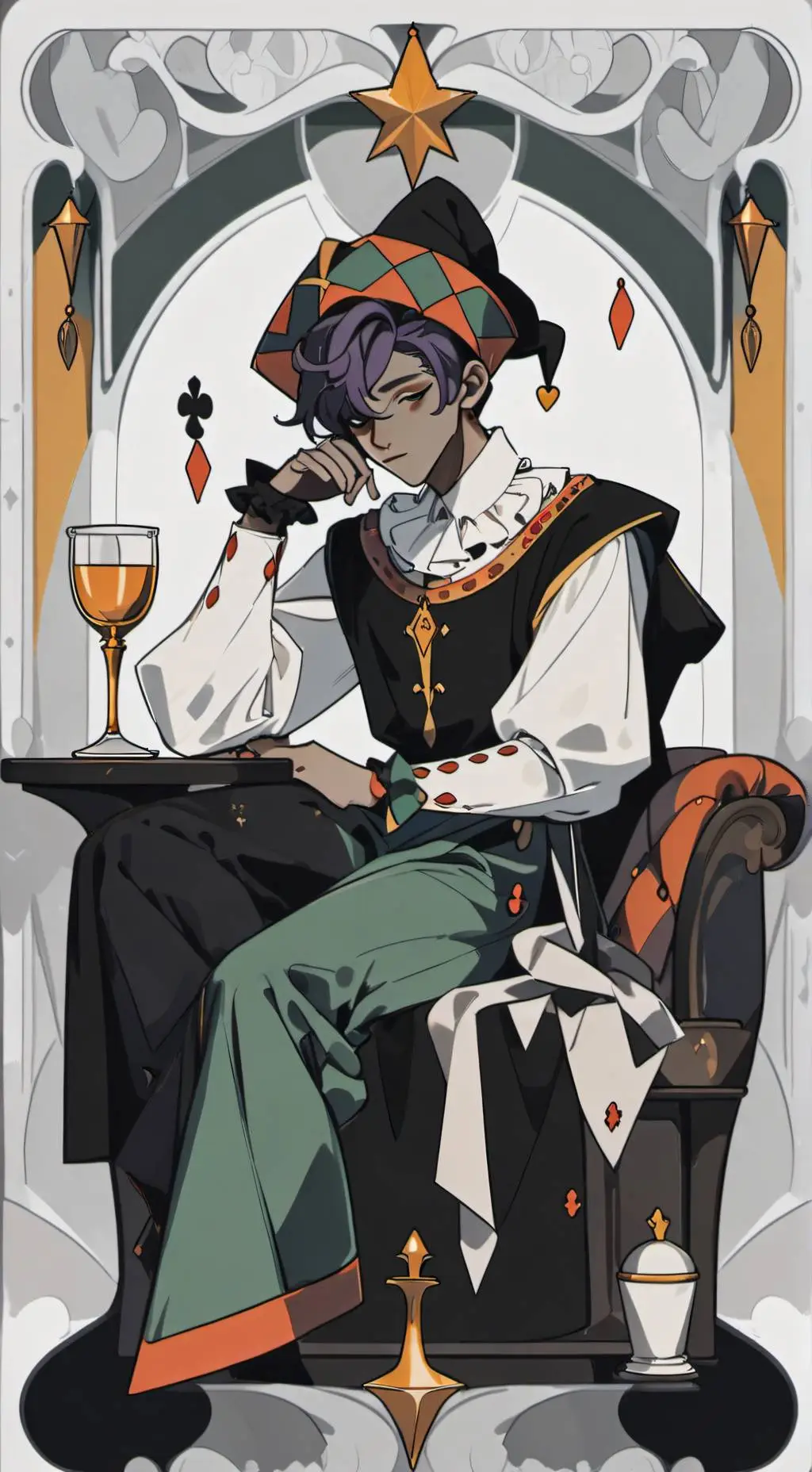 ai character: Ludicre Midas background