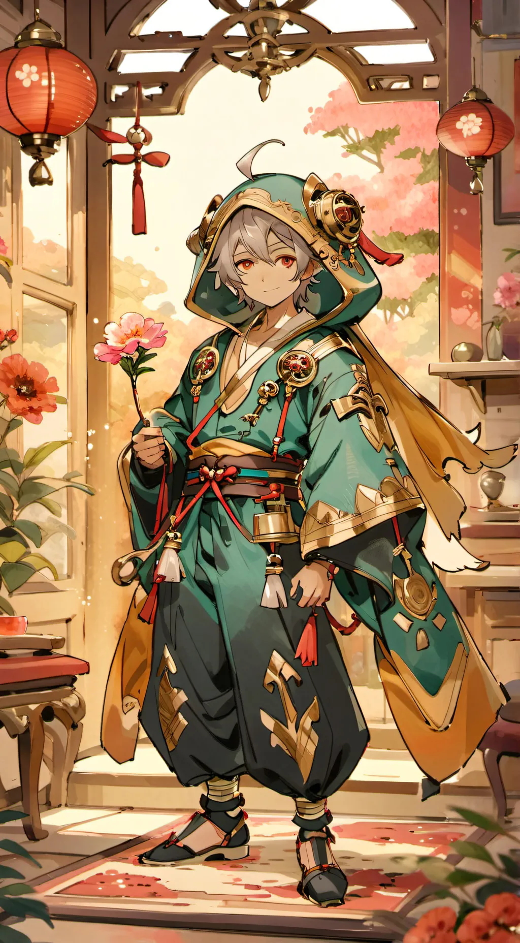 ai character: li cheng  background