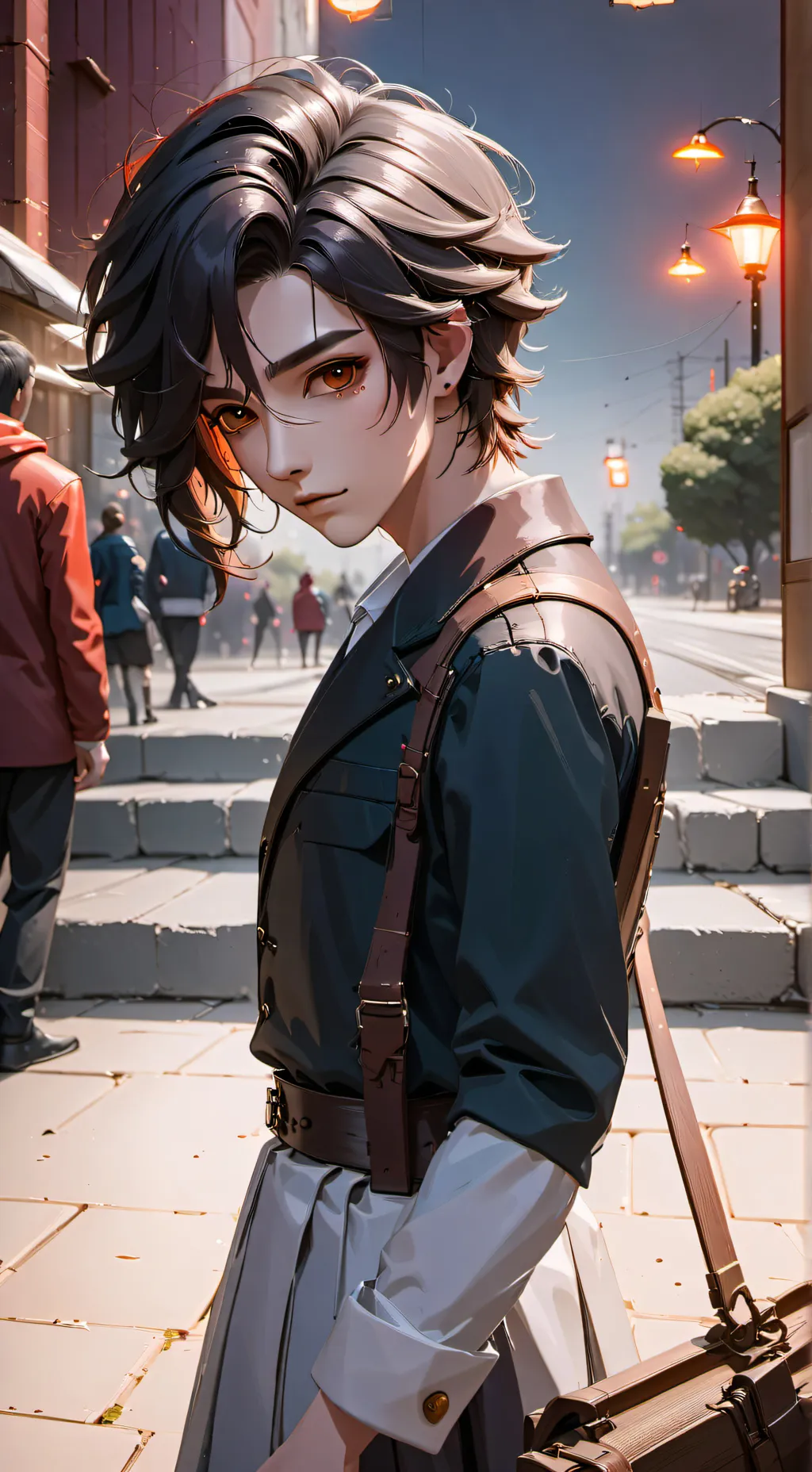 ai character: Hugo background