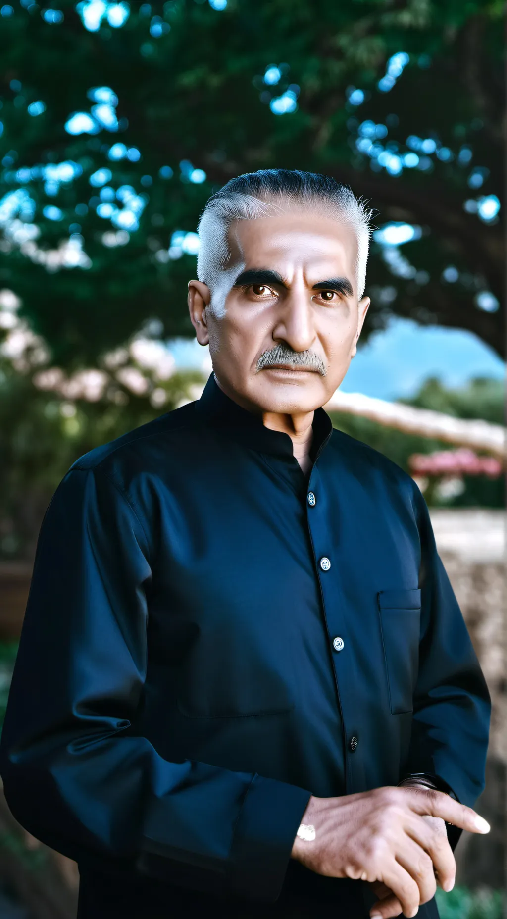 ai character: Reza Shah background