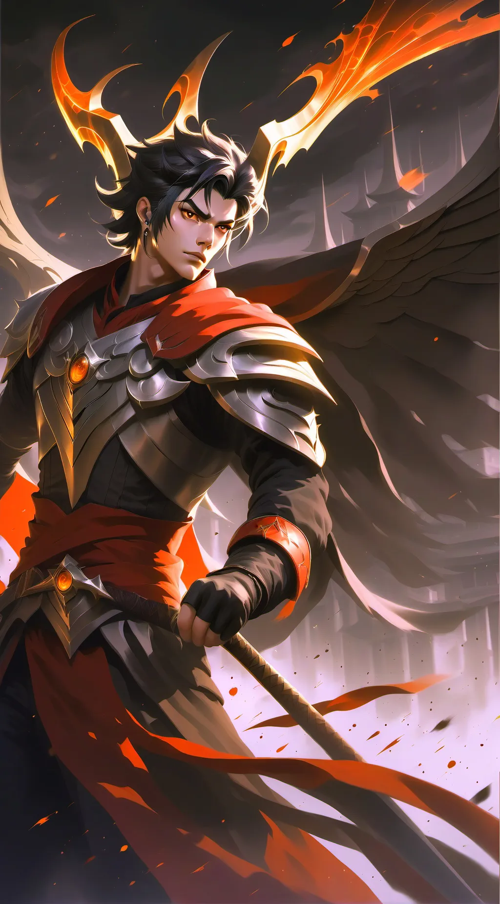 ai character: Mark background