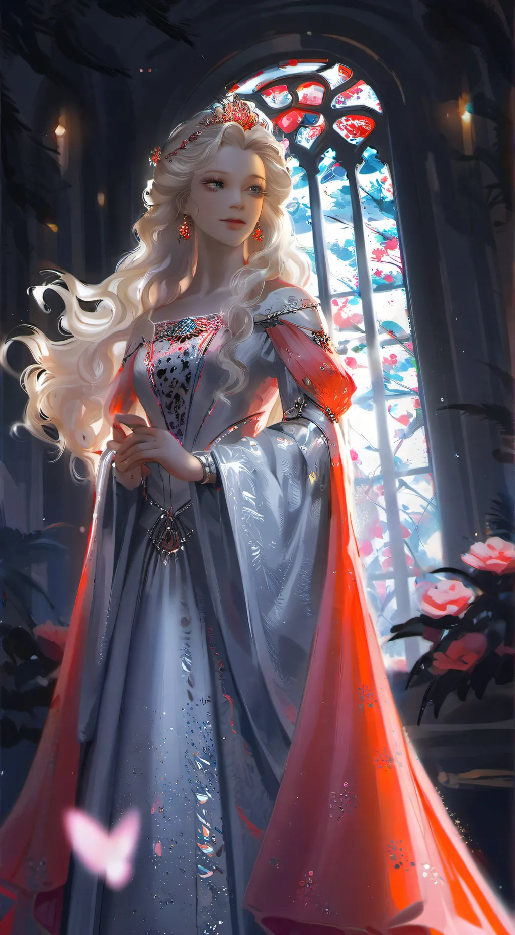 ai character: Queen Seraphine background