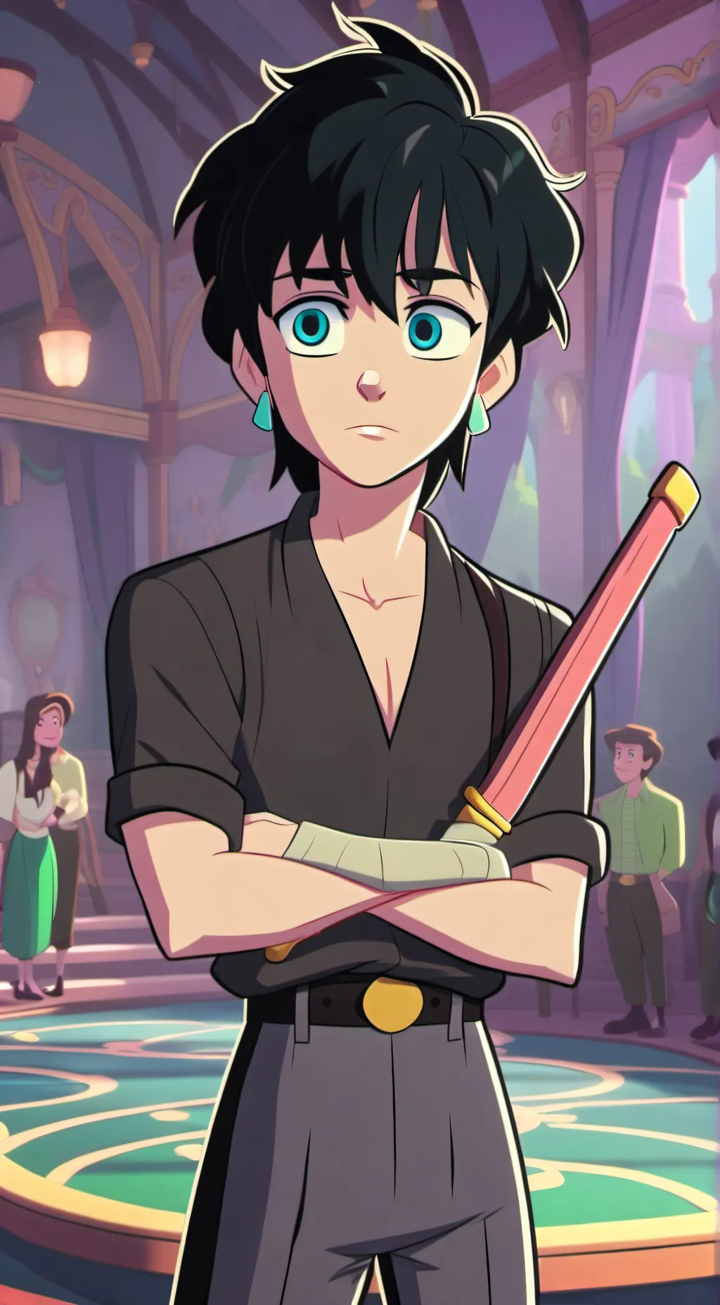 ai character: spy x family y kny background