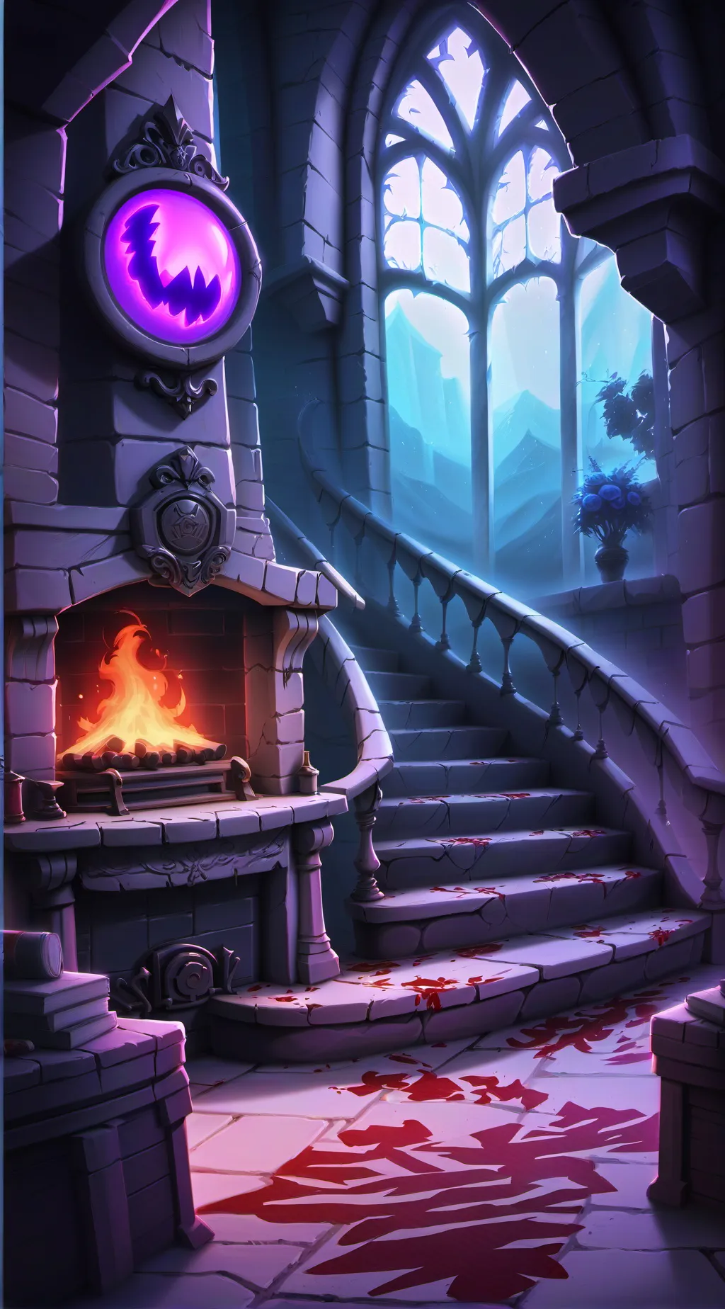 ai character: °HAZBIN HOTEL° background