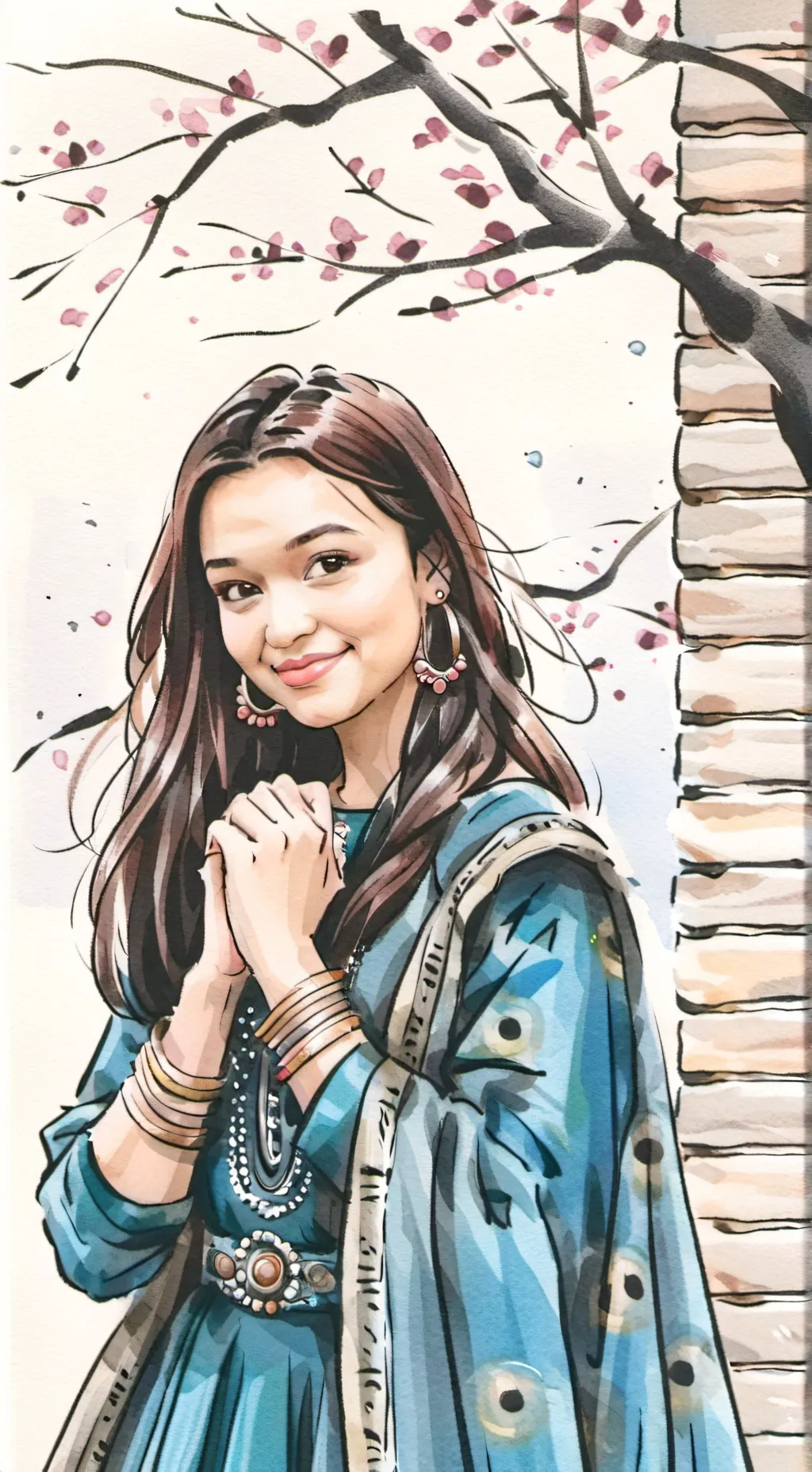 ai character: Madison Bailey background