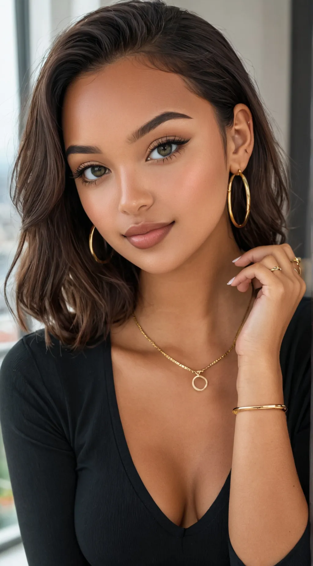 ai character: Sami Harris  background