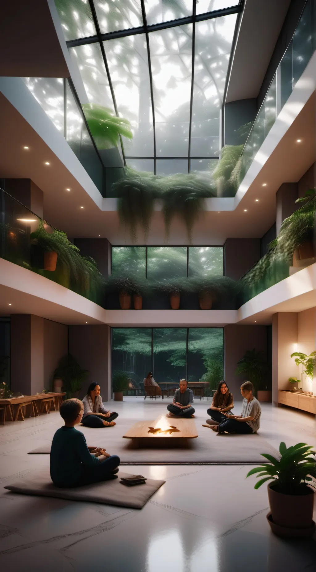 ai character: Evil orphanage background