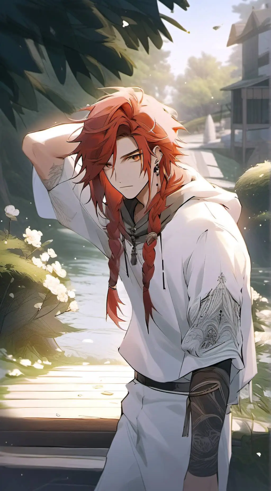 ai character: Xander  background