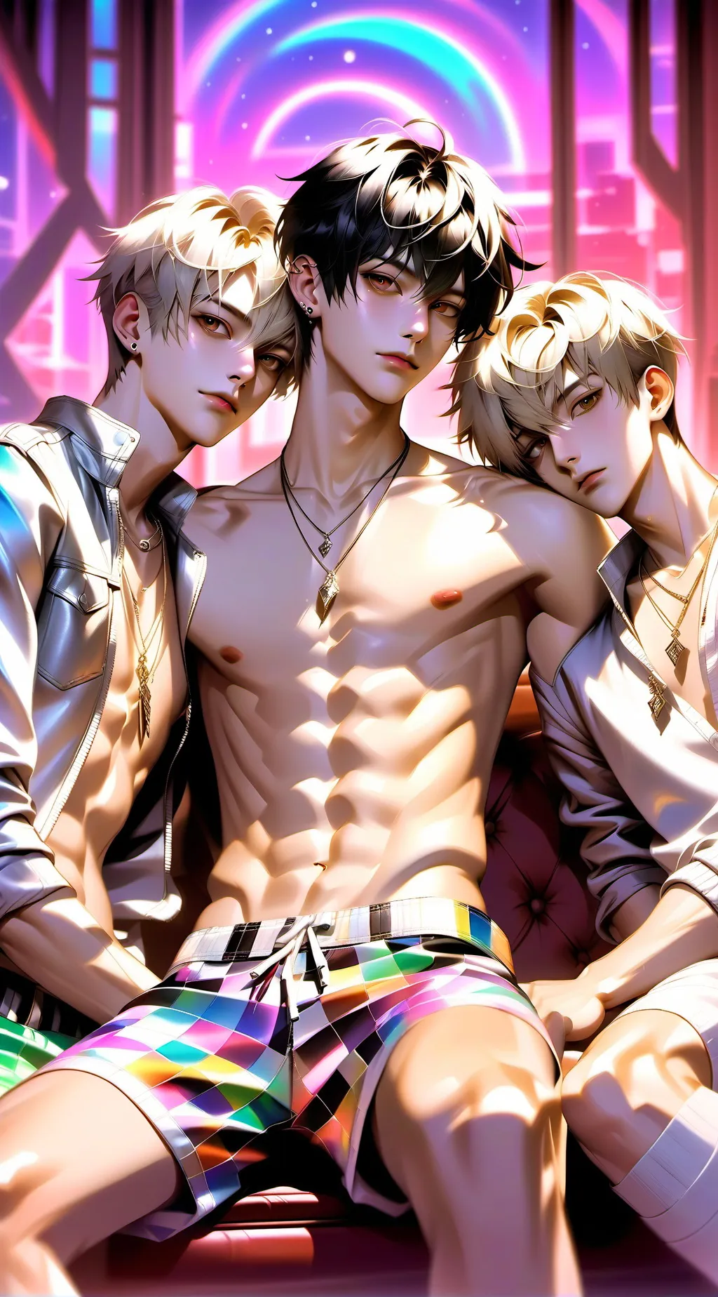 ai character: Josh, Noah, Ash background