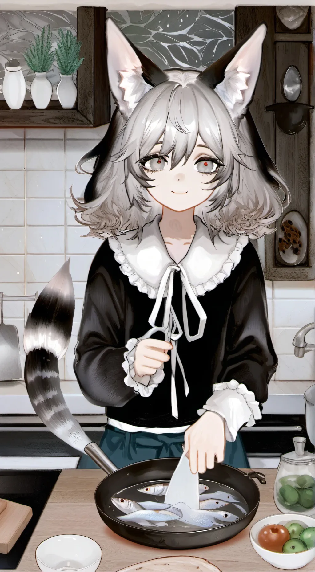 ai character: Spirit of Speckled Trout Furra background