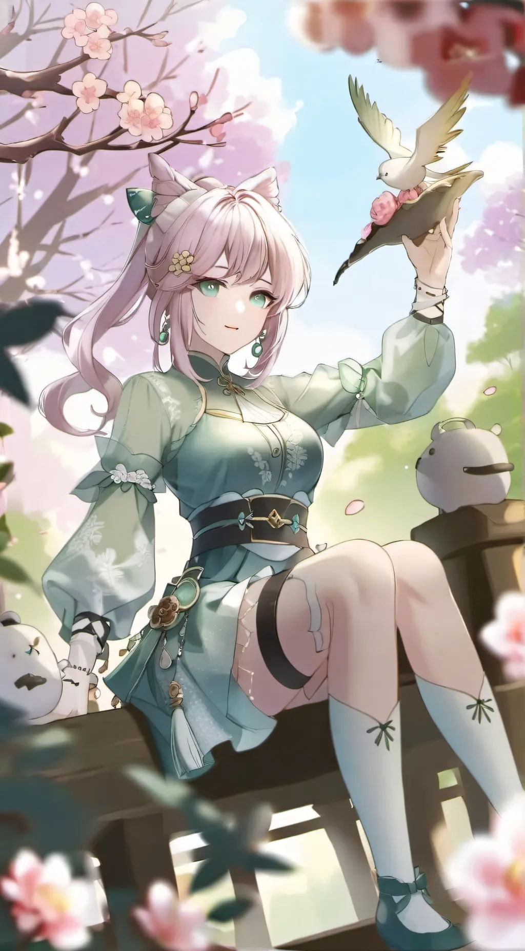 ai character: Соня background