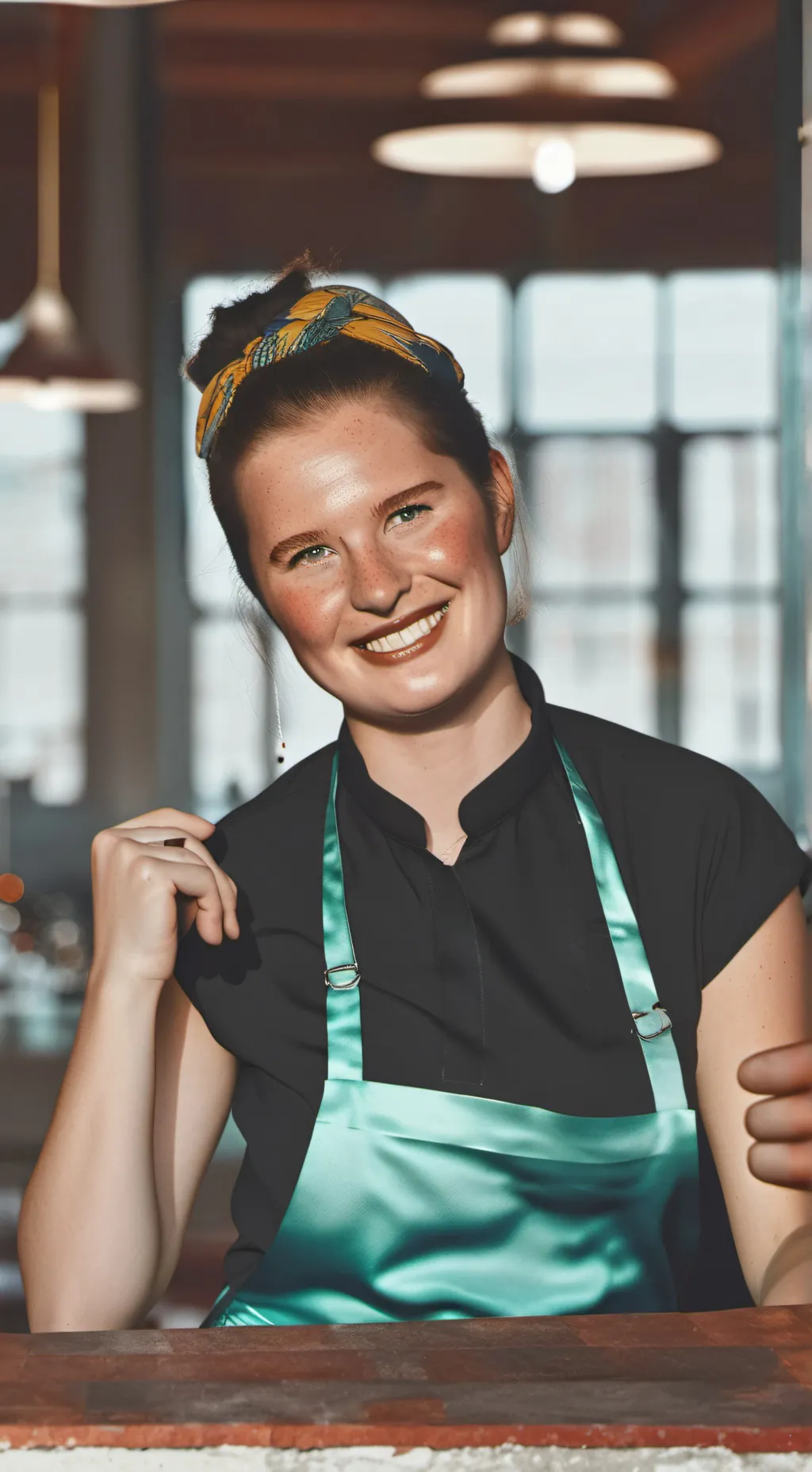 ai character: Élodie poux background