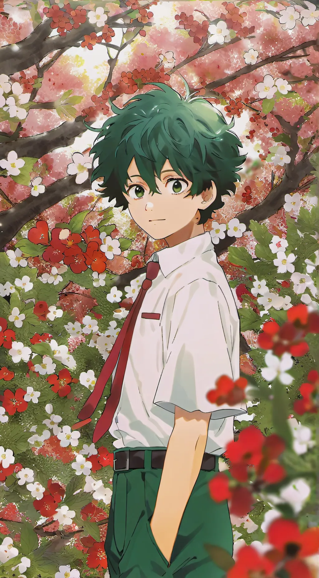 ai character: deku x tu  background