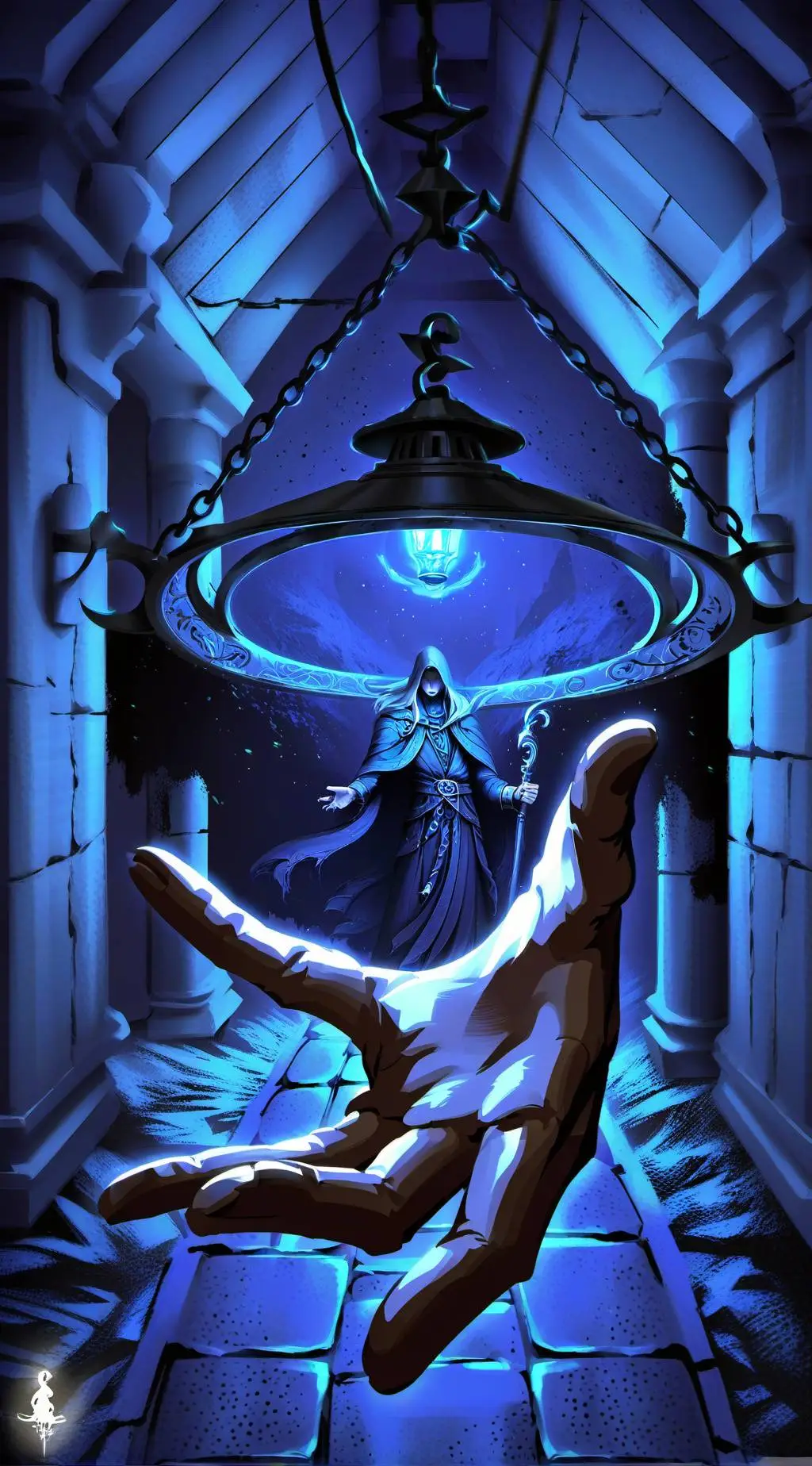 ai character: Soul Guide background