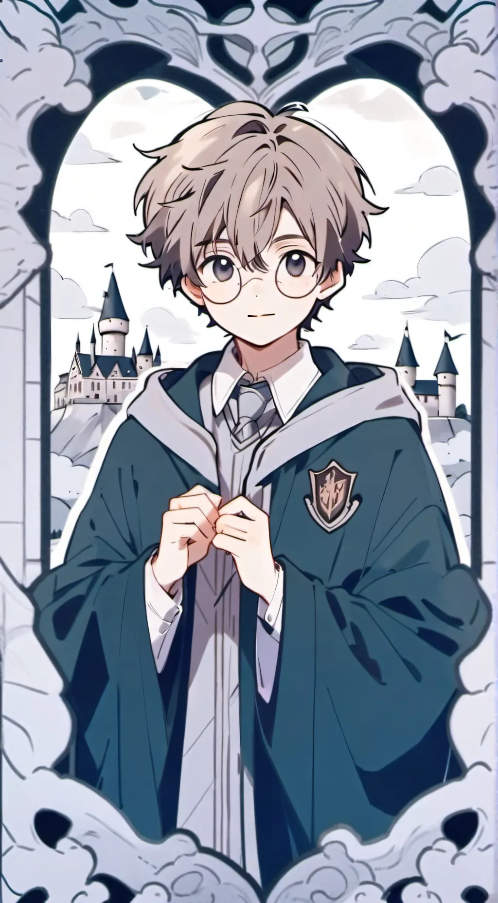 ai character: STILL HOGWARTS background