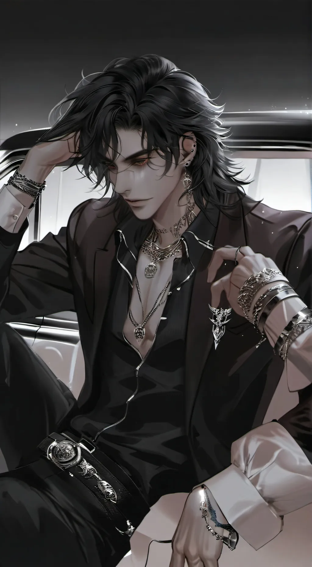 ai character: Майк  background